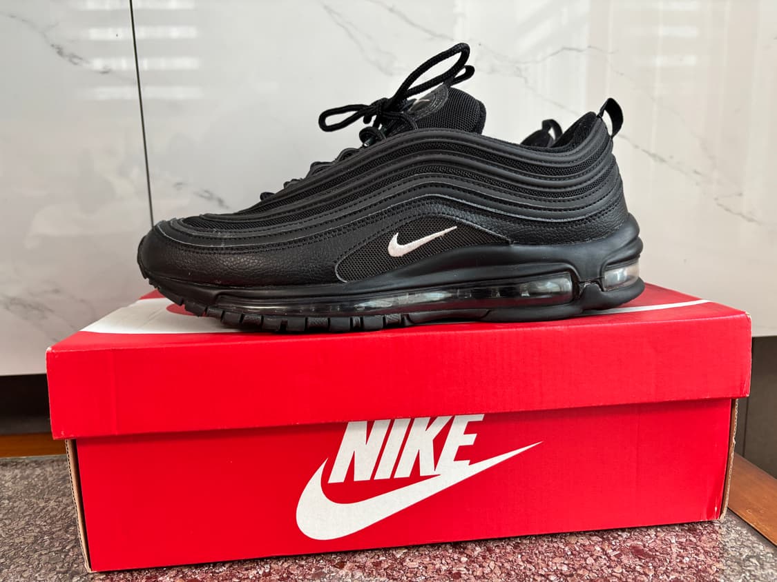 나이키 에어맥스 97 블랙 화이트 앤트러사이트 상품이미지2
