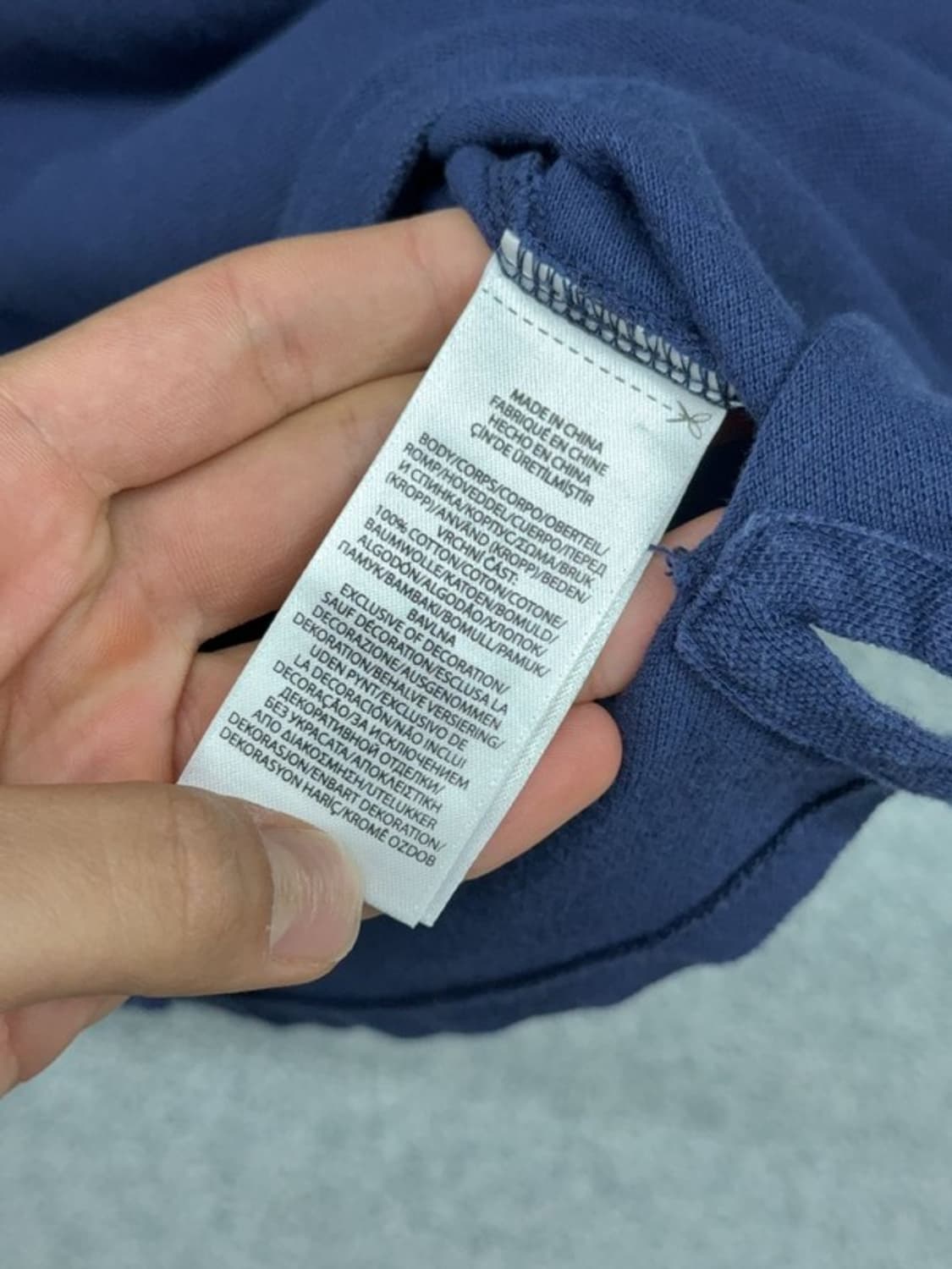 폴로 랄프로렌 네이비 로고 반팔 카라티 XL TG 상품이미지8