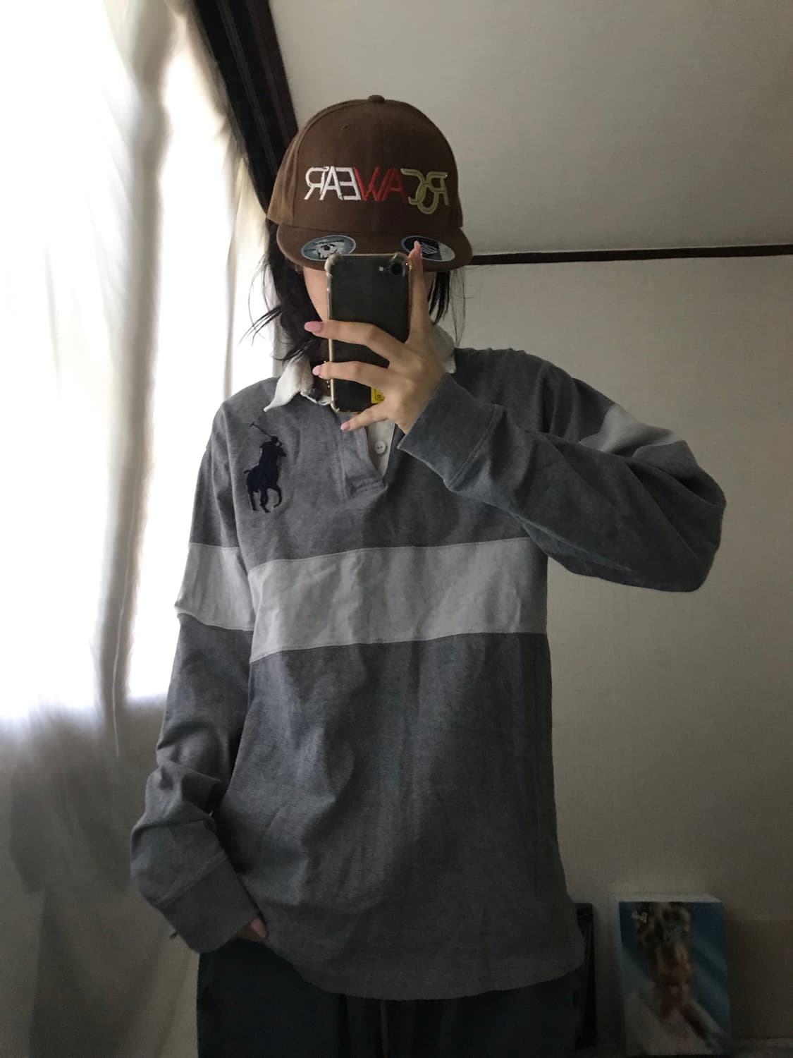 폴로 그레이 빅포니 럭비티셔츠 상품이미지7