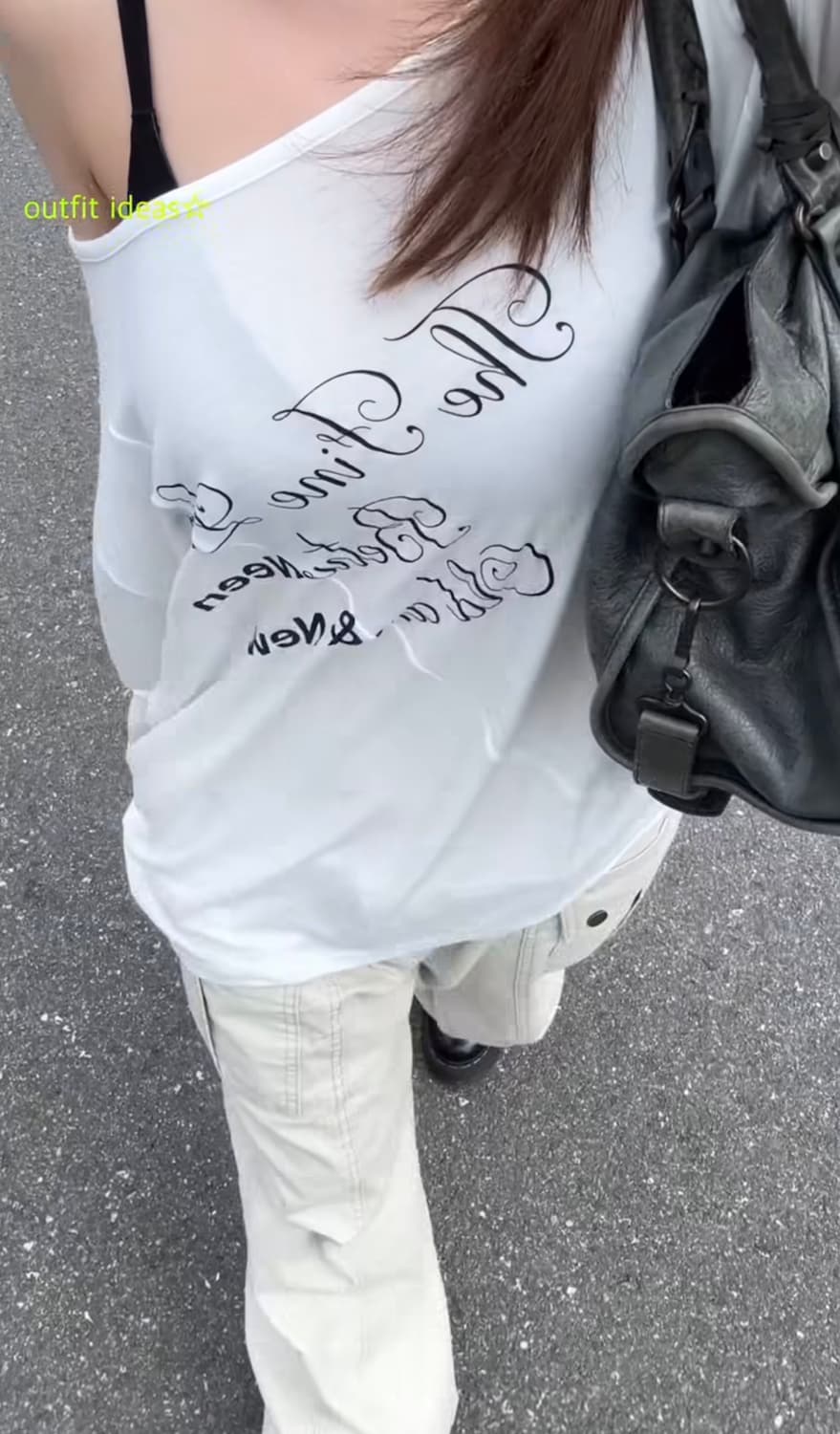 아워캐비넷 more lettering tee 상품이미지1