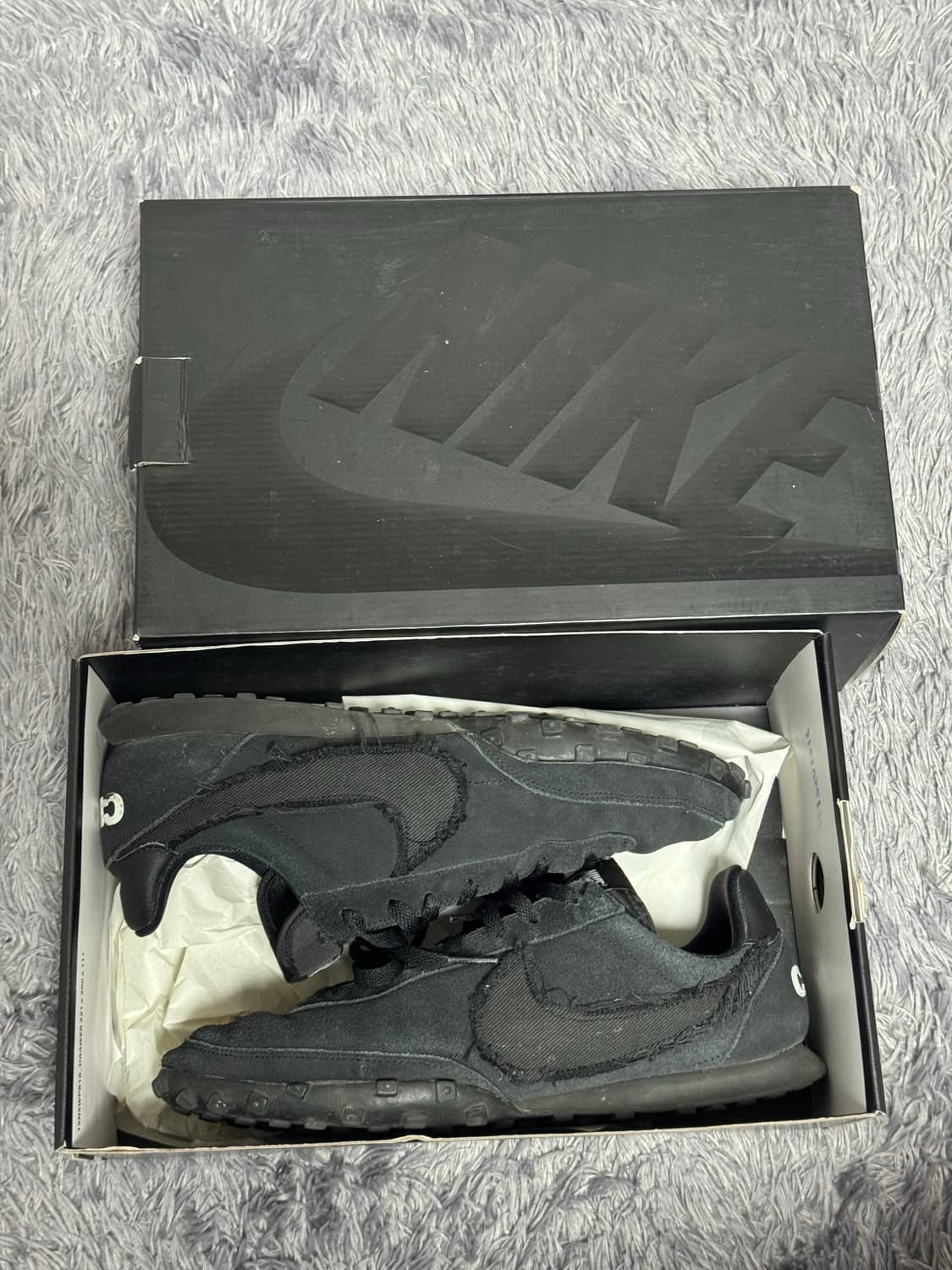 나이키 꼼데가르송 블랙 와플 레이서 상품이미지5