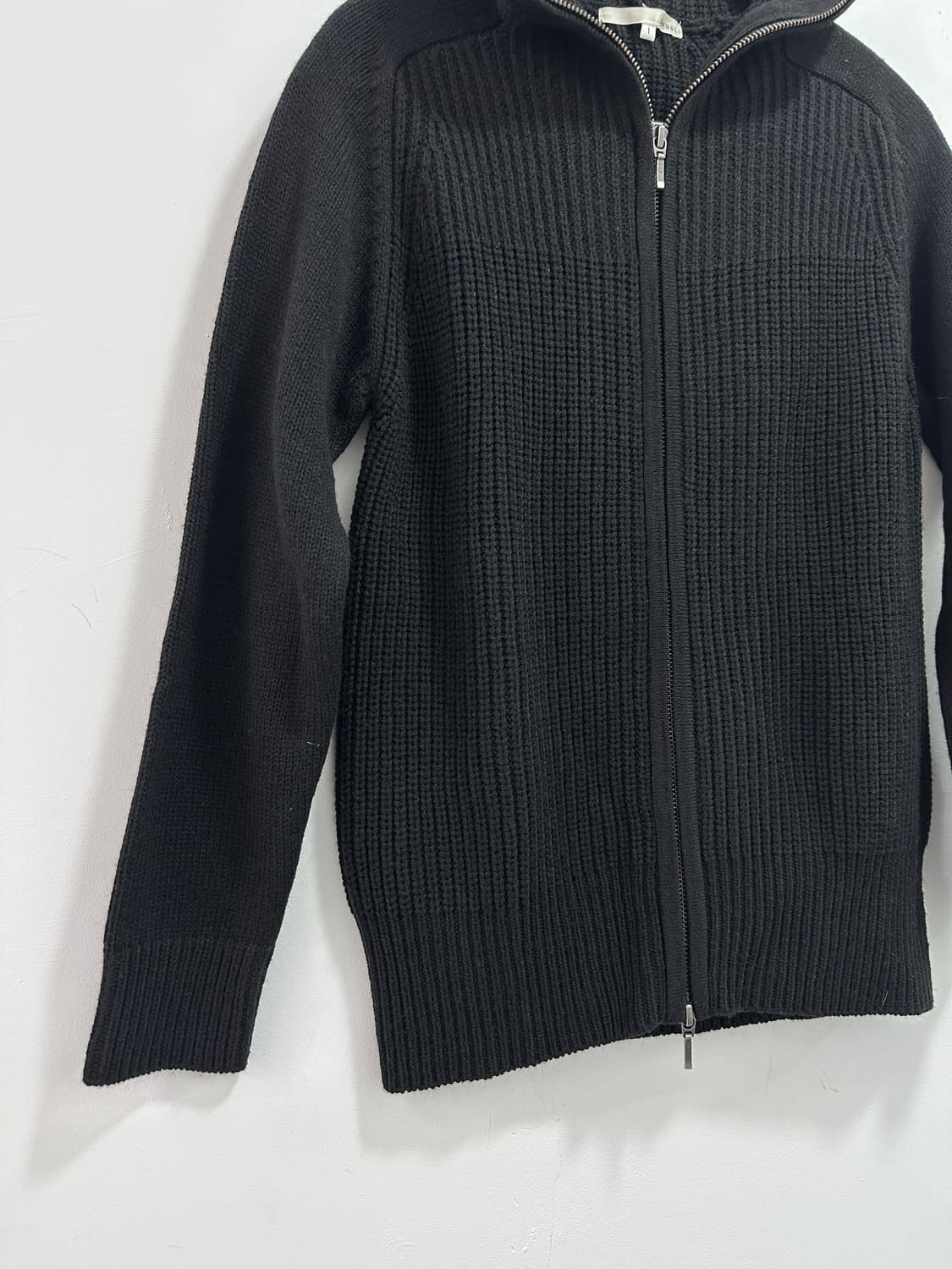 Japanese vintage knit hood full zip 상품이미지6