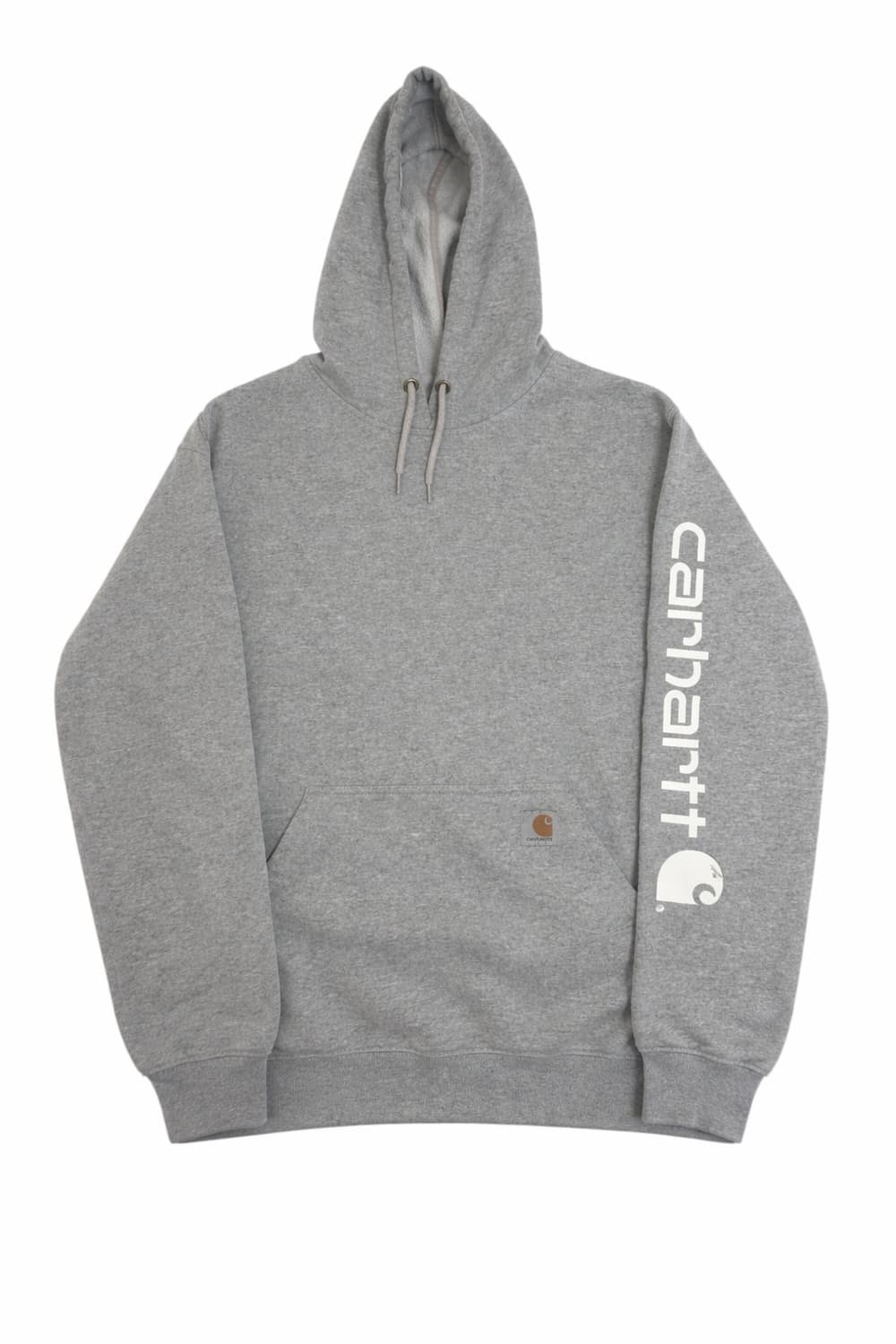 칼하트 슬리브 로고 후드 그레이 M 상품이미지1