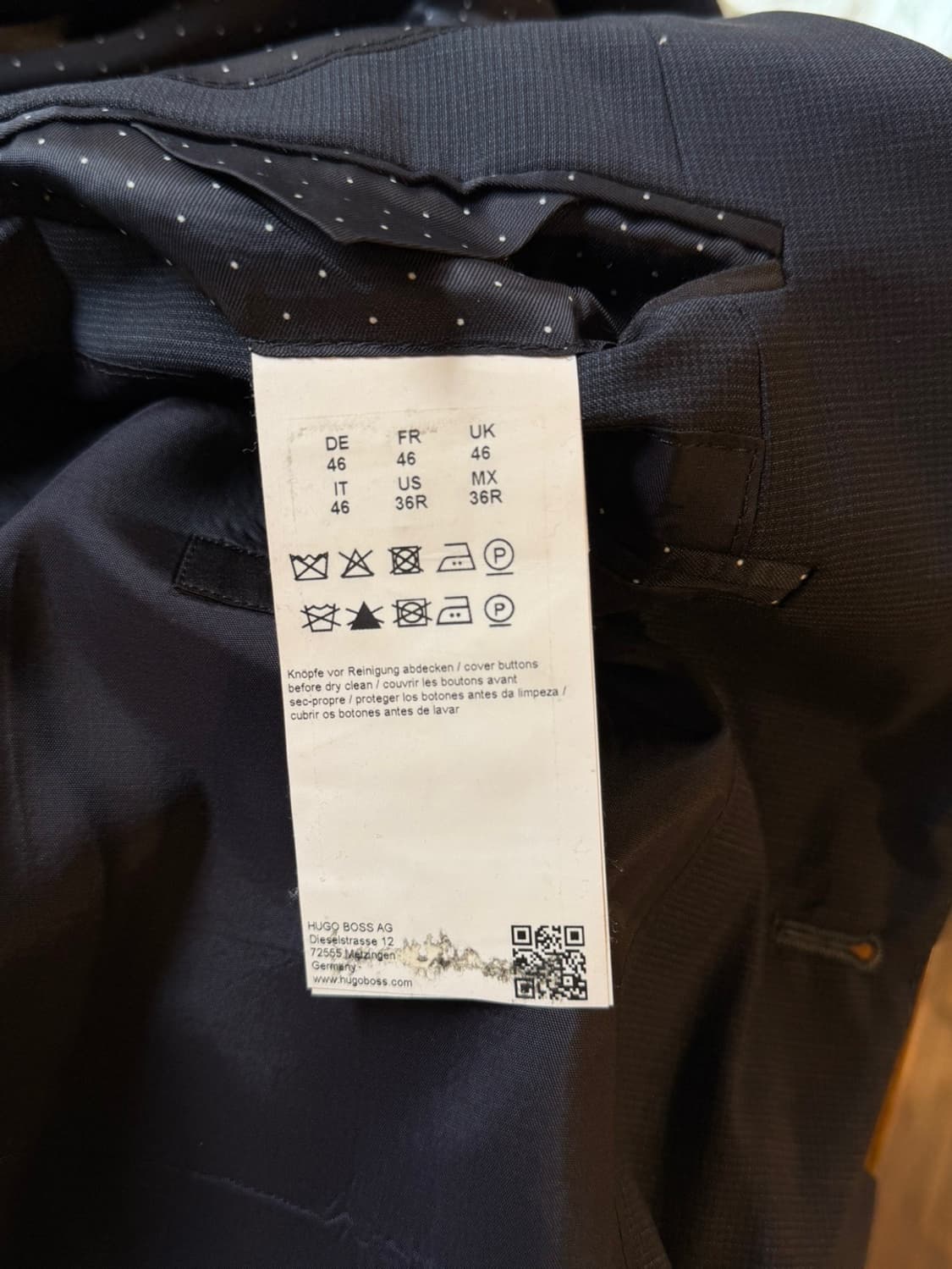 휴고보스 블랙라벨 테일러드 자켓 100 상품이미지9