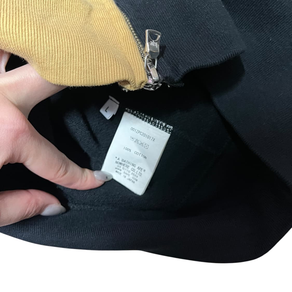 베이프 1st 황계 아수라 반반 샤크 후드집업  상품이미지3