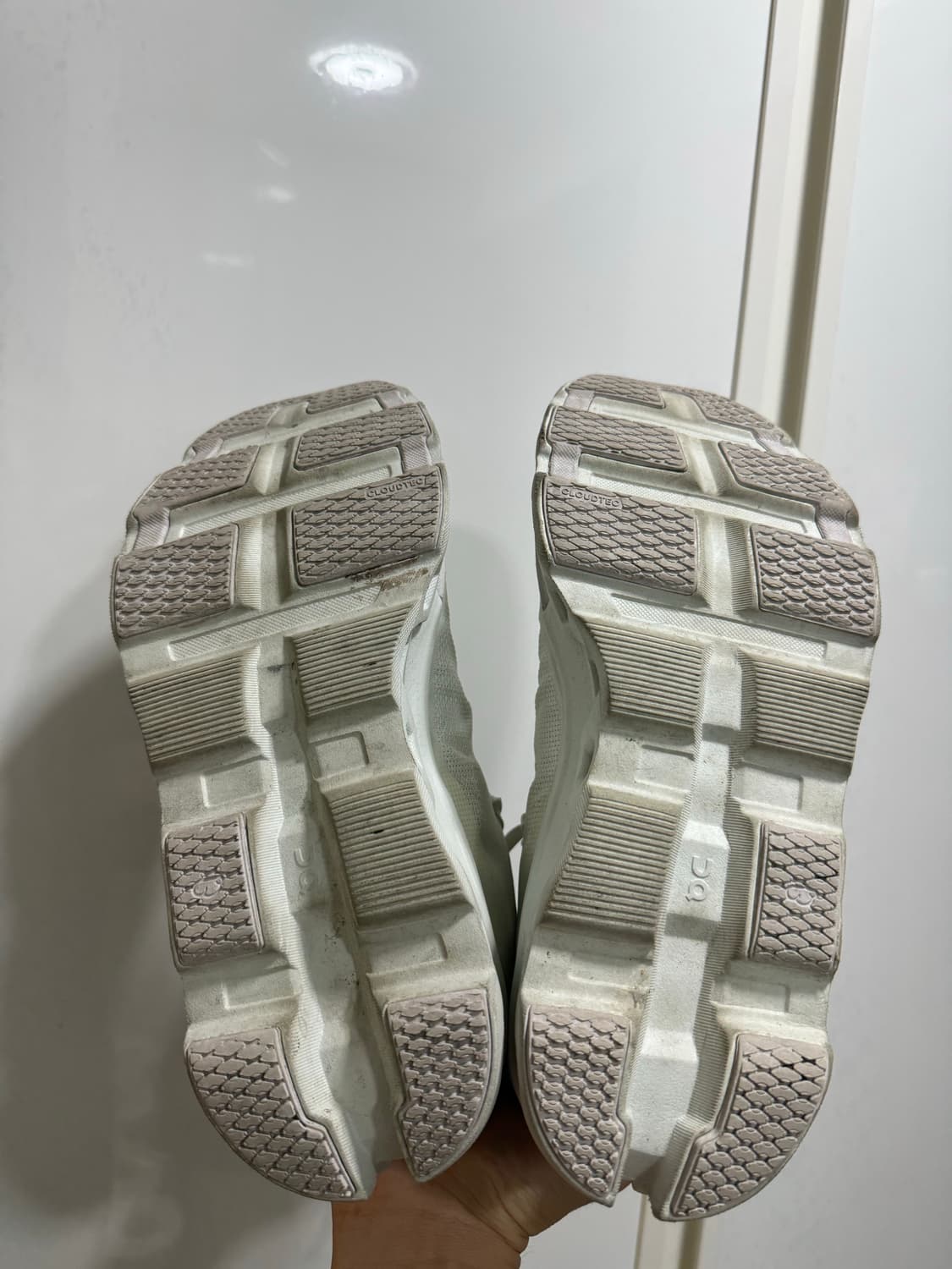 온러닝 파프 클라우드 몬스터2 베이퍼 프로스트 화이트 상품이미지4