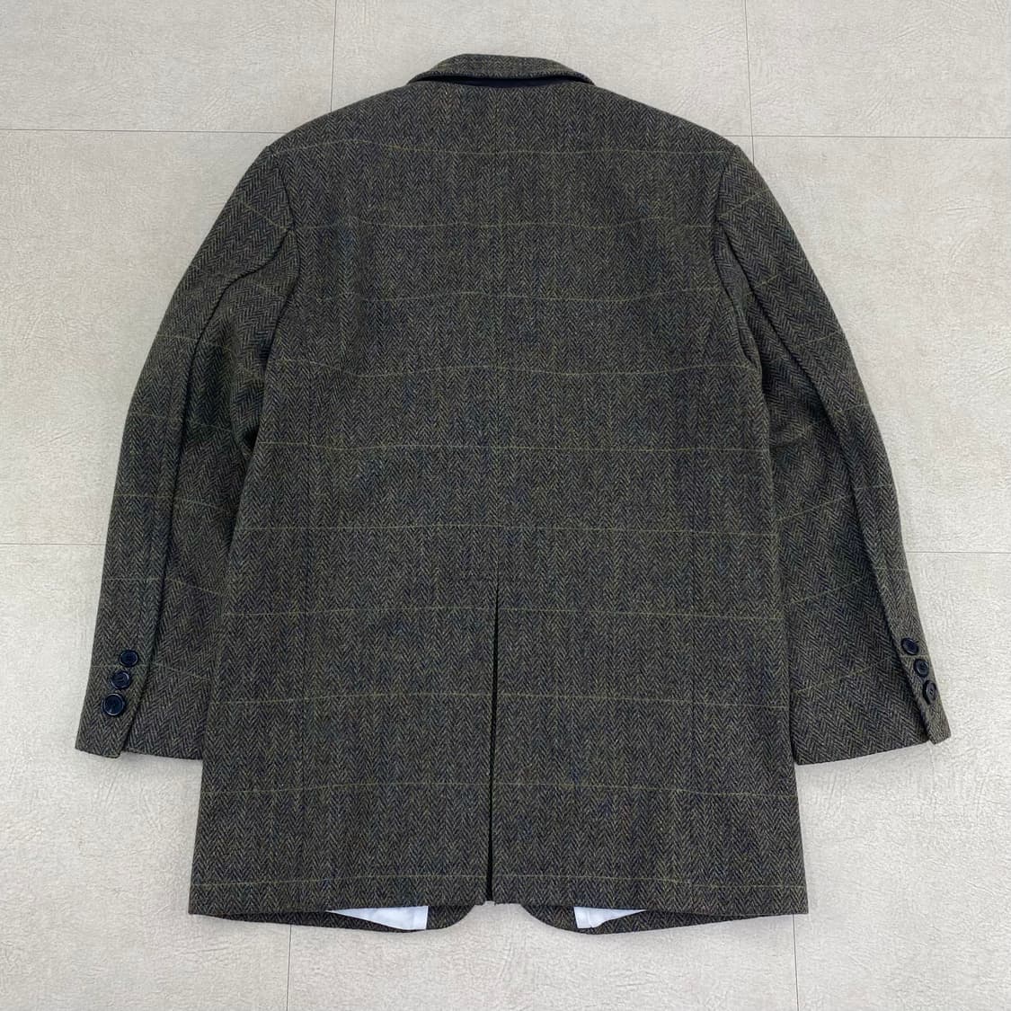 앤더슨벨 Adsb 대디 클래식 체크 브라운 모직 자켓 (100) 상품이미지2