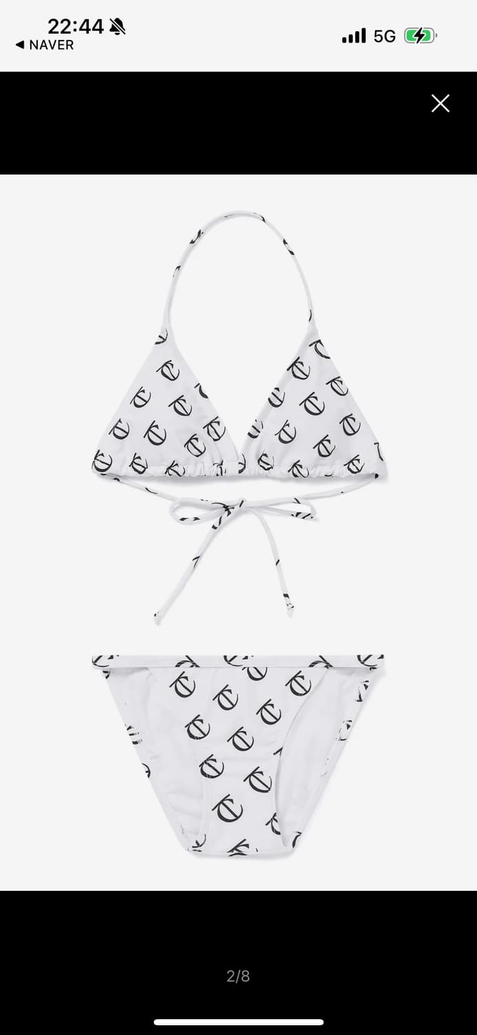 커렌트 SYMBOL LOGO BIKINI [WHITE] 상품이미지2