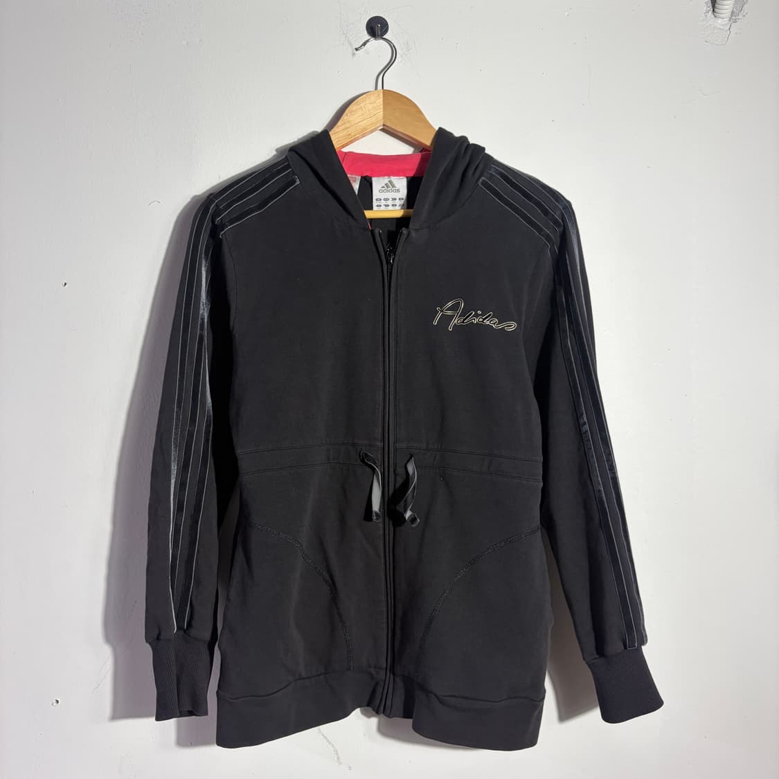 아디다스 블랙 후드집업 (무료배송) 상품이미지1