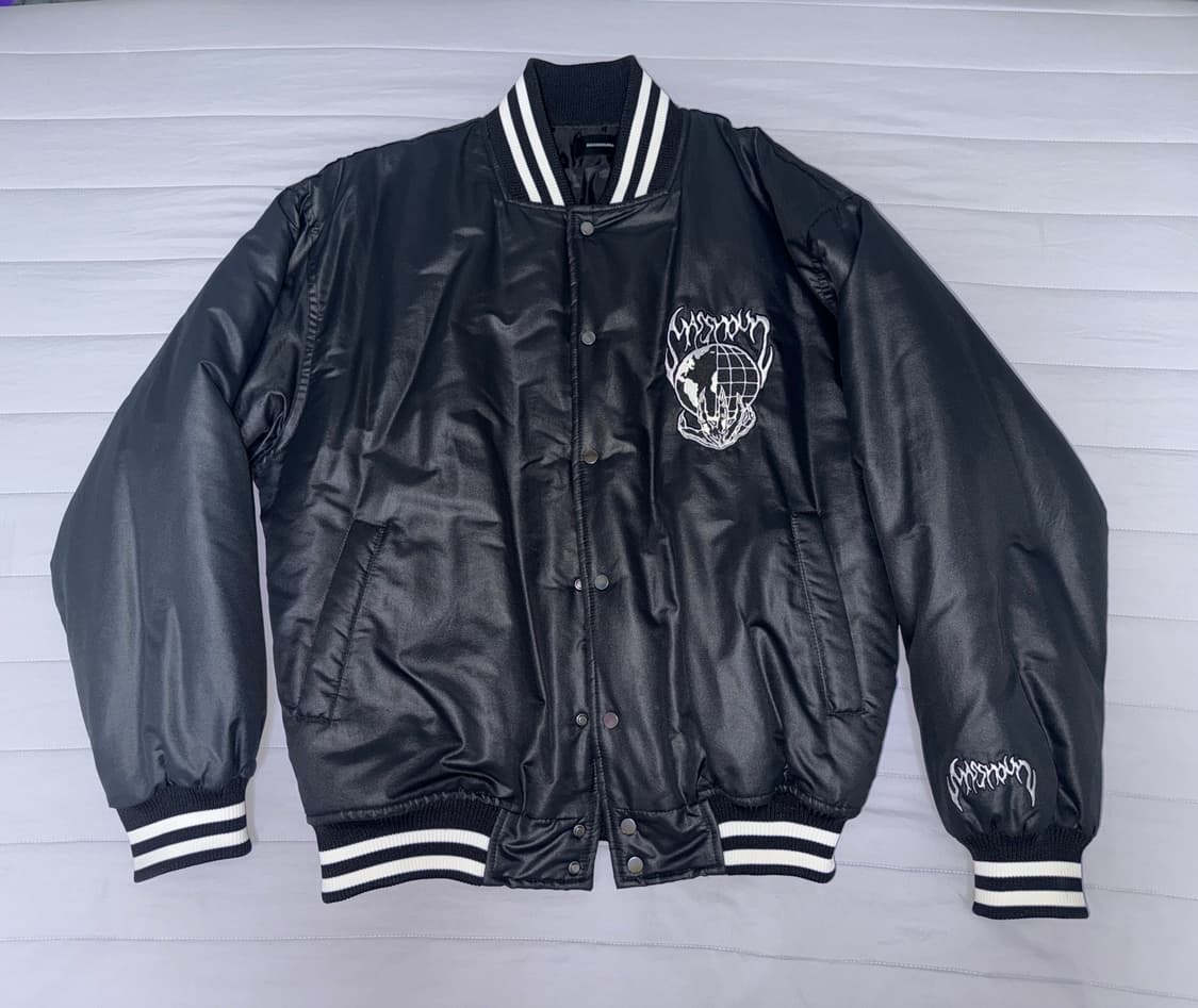 매스노운 바시티 자켓 점퍼 VIRTUAL WORLD 6OZ VARSITY 상품이미지2