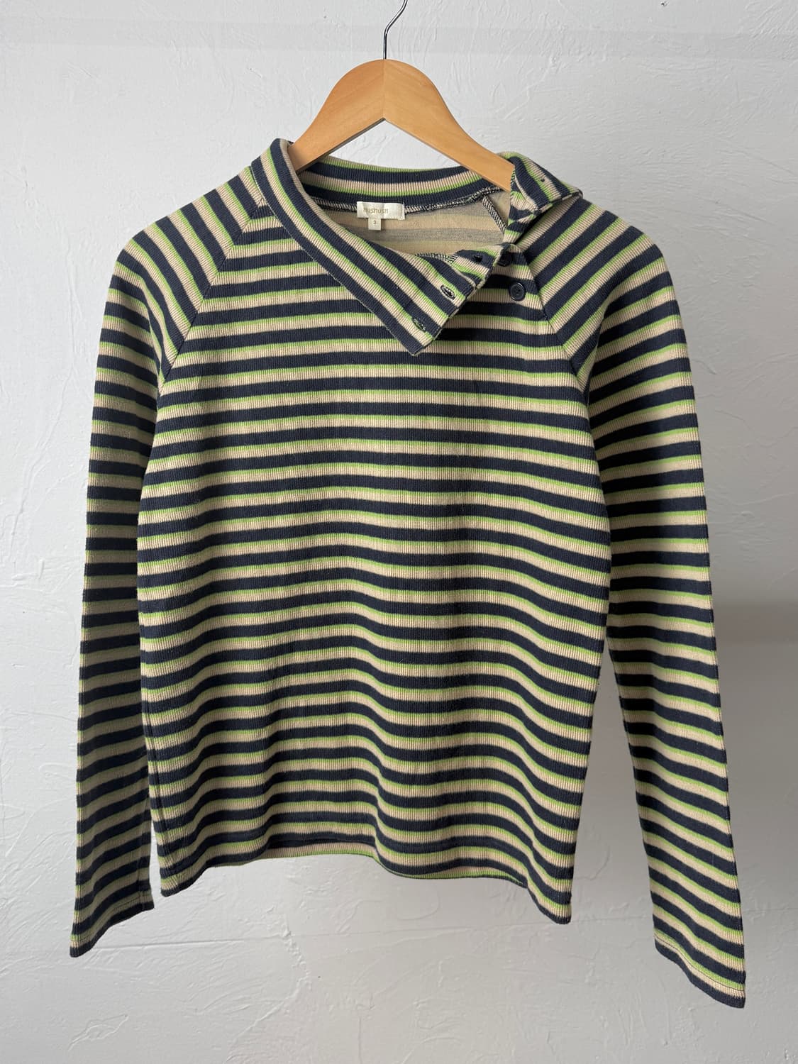 Hushush 사이드 버튼 니트 상품이미지2