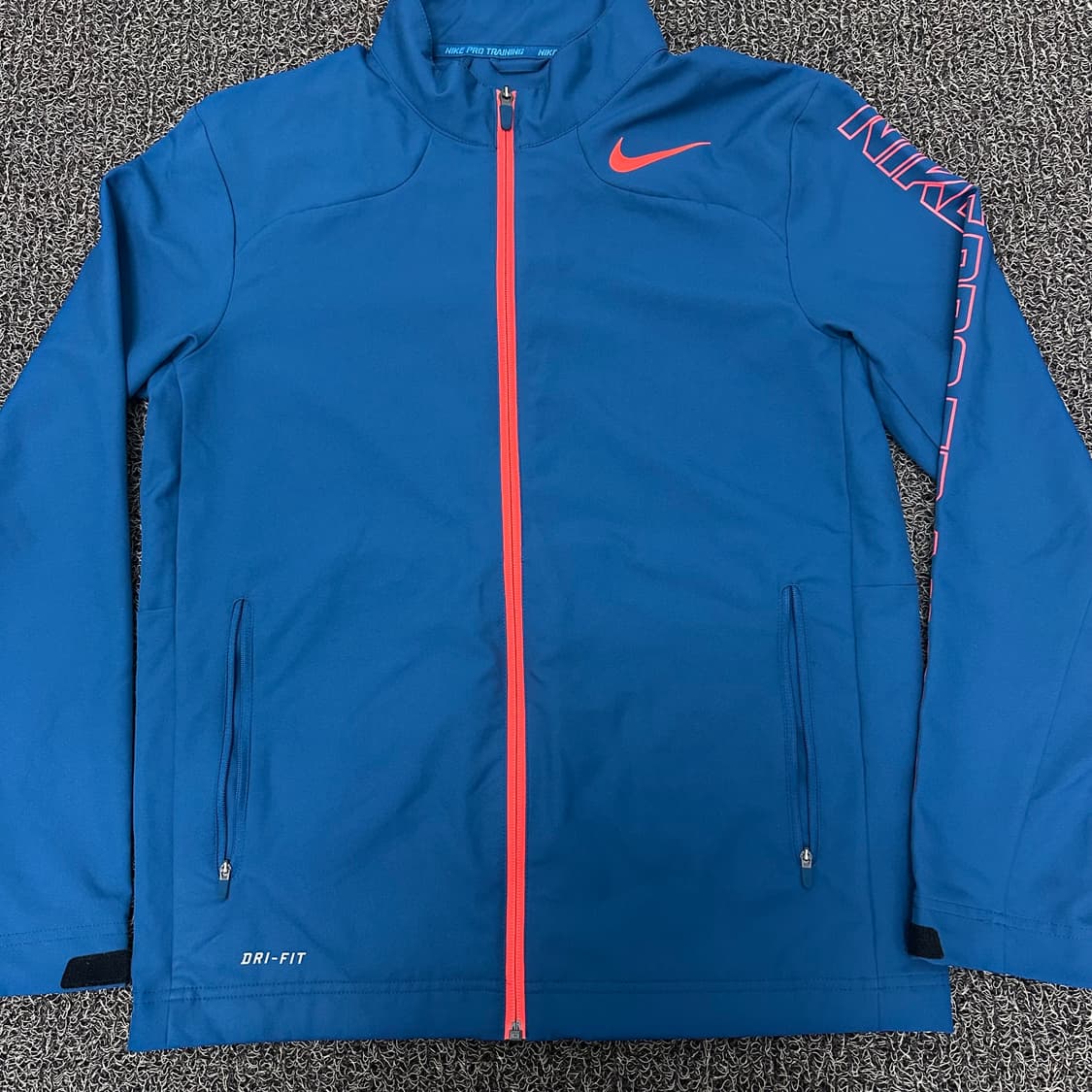 NIKE 나이키 드라이핏 운동복 져지 집업 자켓 블루 M 상품이미지2