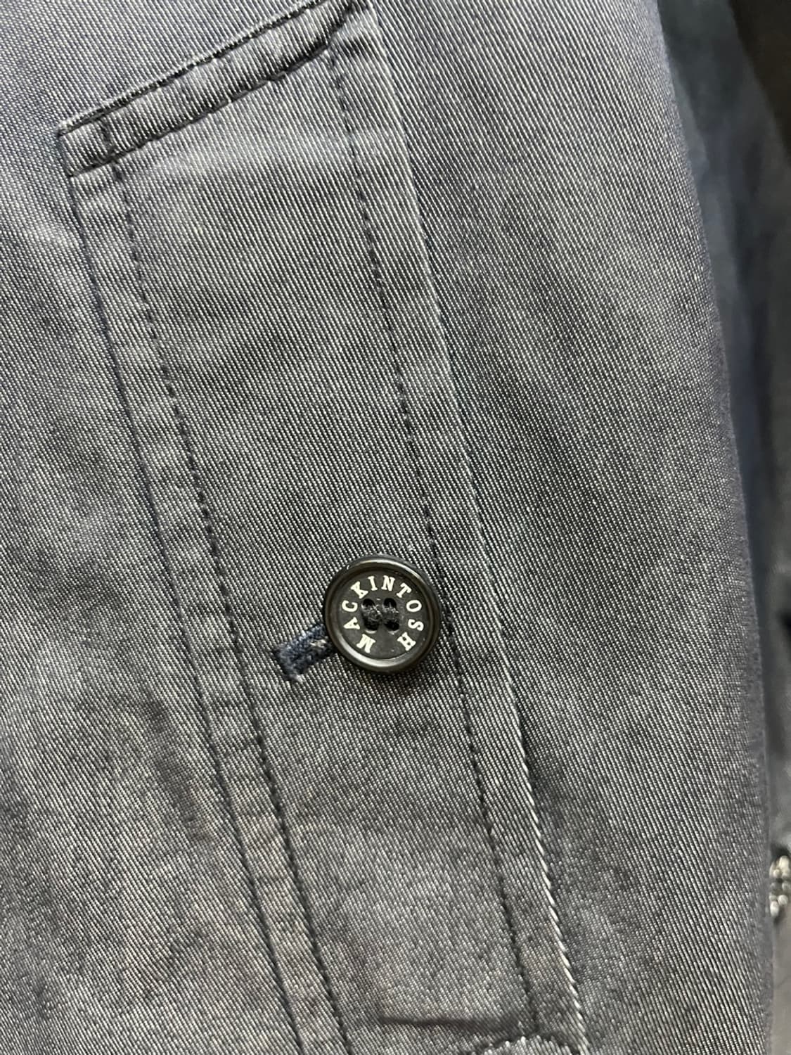 매킨토시 코튼/린넨 코트 Made in SCOTLAND 상품이미지3