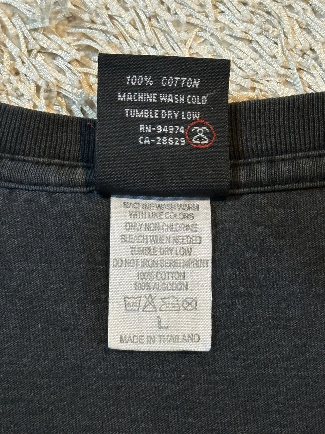 희귀) 스투시 STUSSY 사무라이 반팔 티셔츠 차콜 상품이미지6