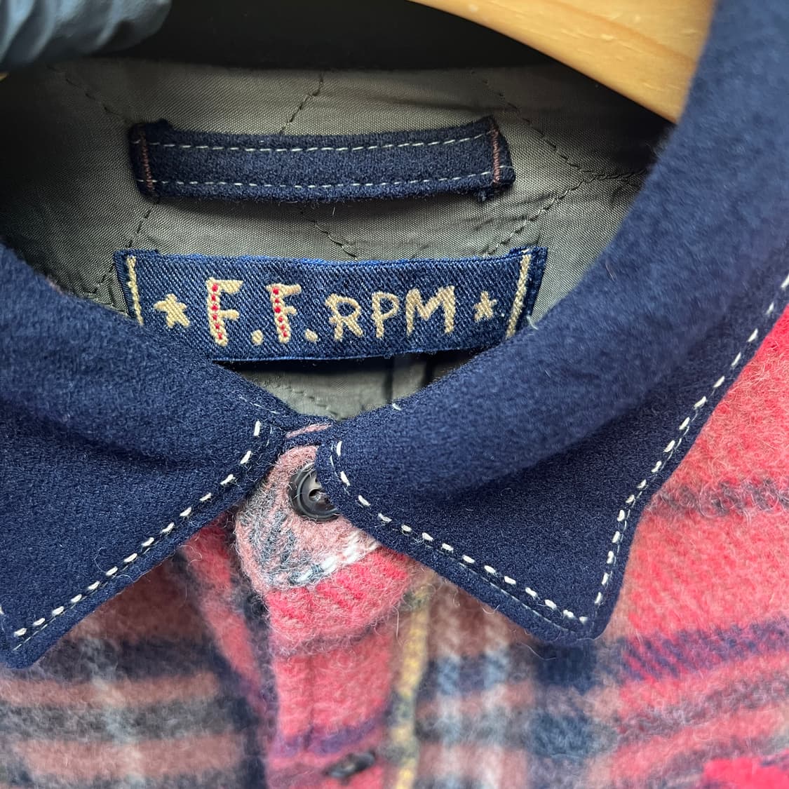 45rpm 체크 울 셔츠 상품이미지6