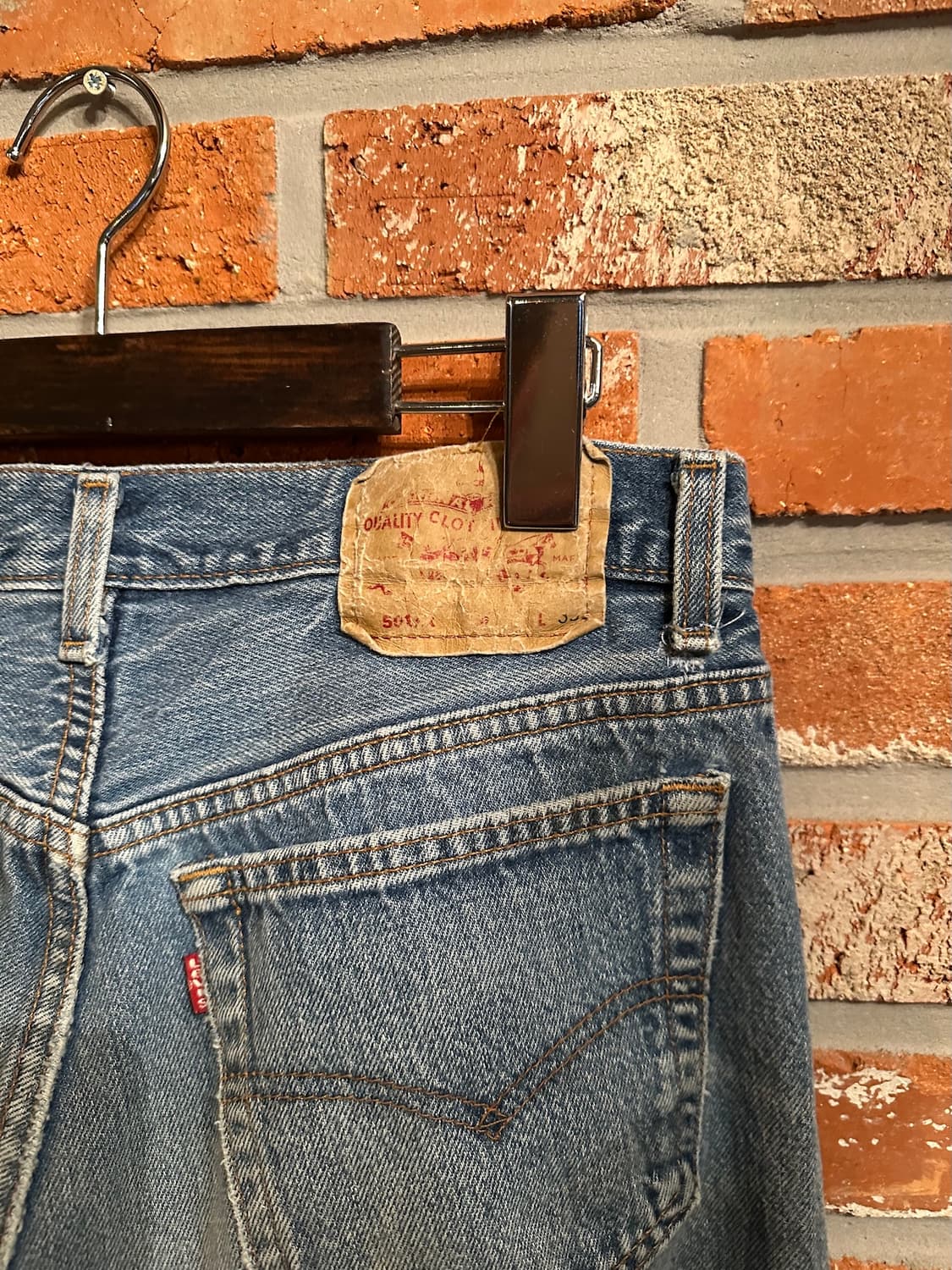 90s USA 빈티지 리바이스 501xx 0000 데님 팬츠 상품이미지5