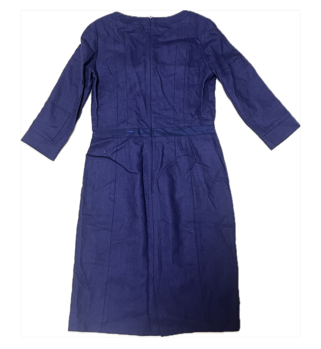 Paul Stuart 폴스튜어트 네이비 7부 소매 원피스 상품이미지3