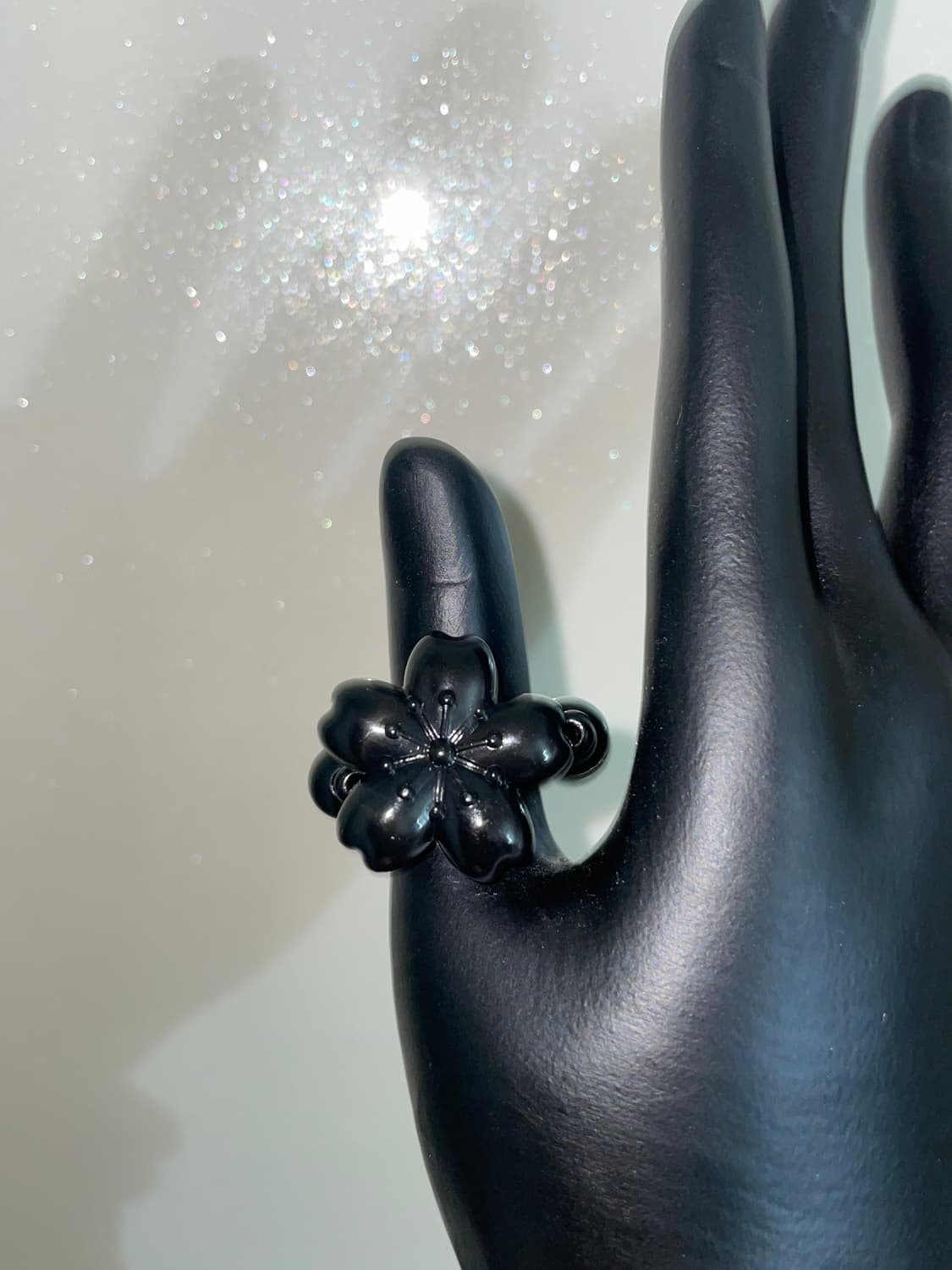 블랙꽃 반지 상품이미지2
