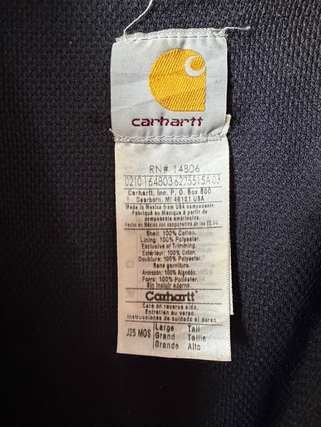 칼하트 모스그린 액티브 워크 자켓  상품이미지7