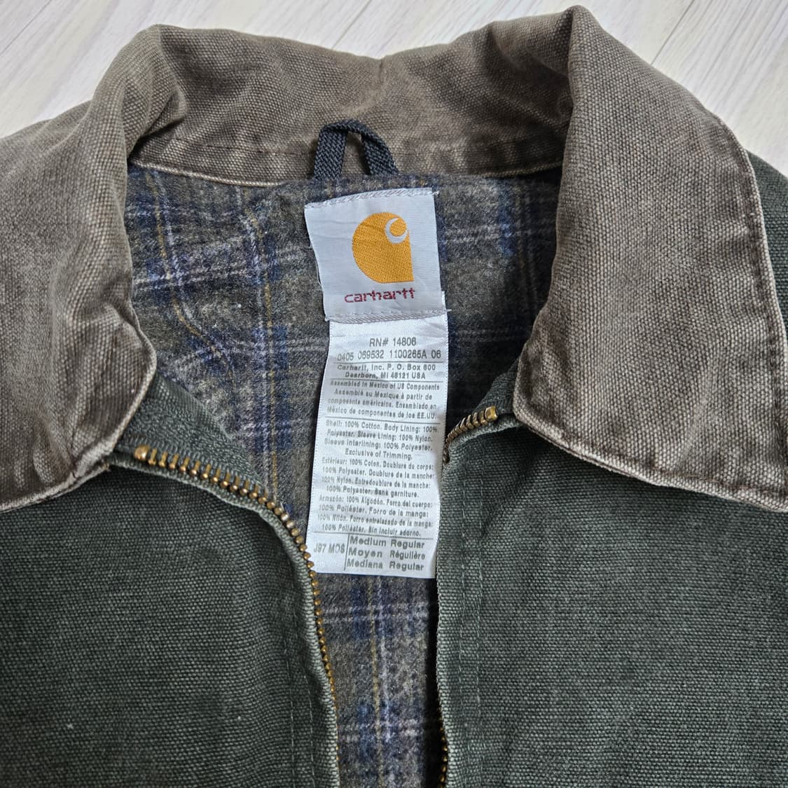 칼하트 carhartt 디트로이트 자켓 J97 MOS 상품이미지2