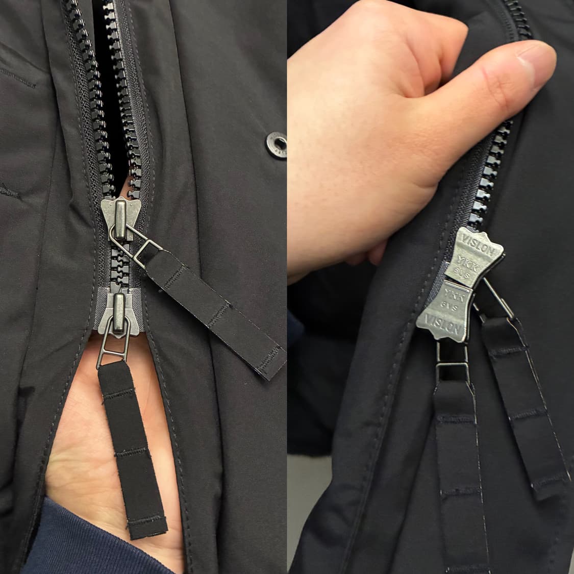 (XL/110)22fw 나나미카 고어텍스 롱 다운 코트 블랙 패딩 상품이미지4