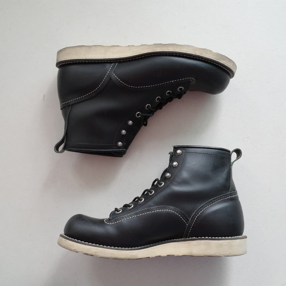 레드윙 2913 라인맨 블랙 크롬 부츠 265(8.5D) 상품이미지2