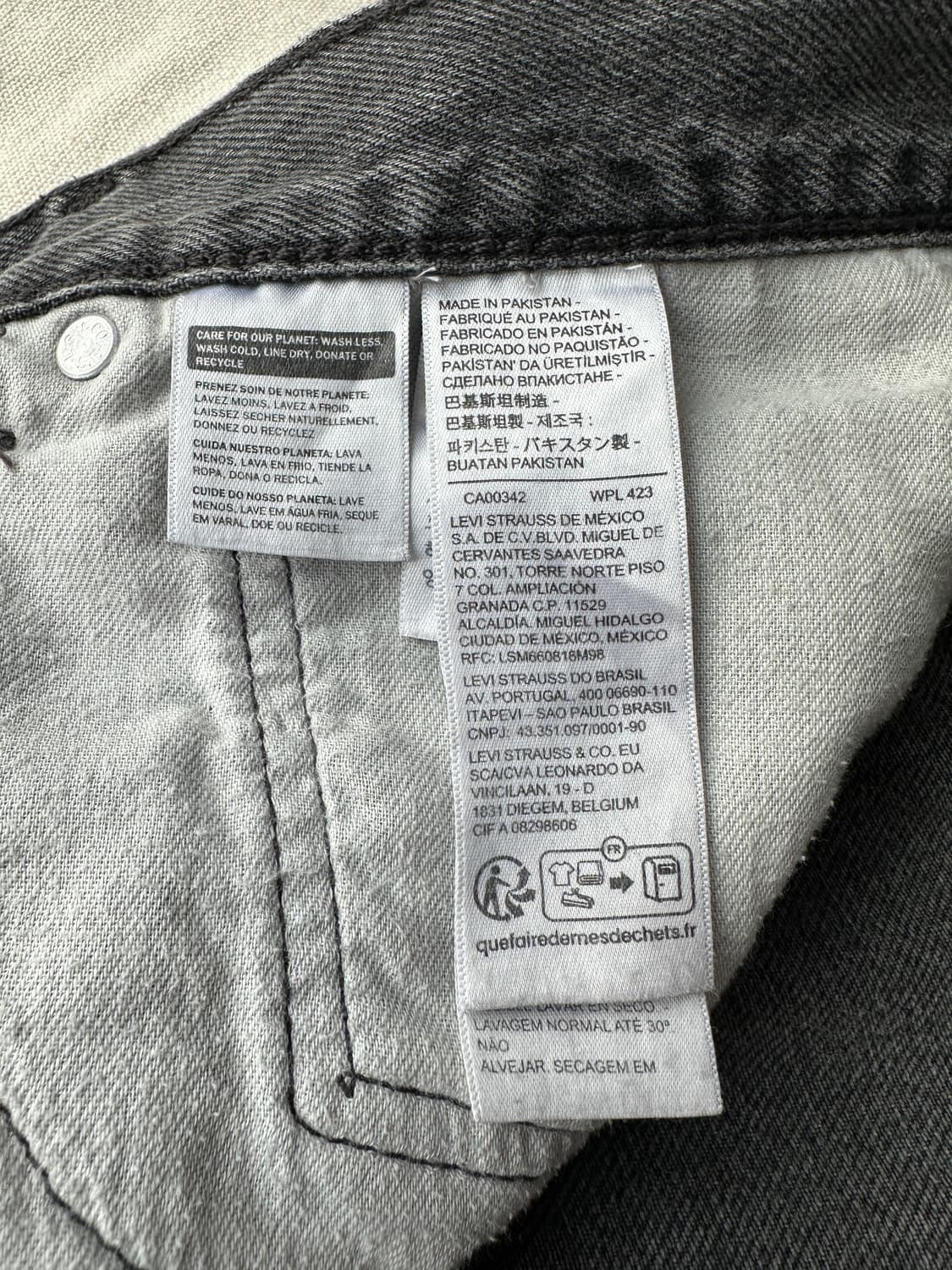 리바이스 555 96 릴렉스 스트레이트 데님팬츠 36 상품이미지4