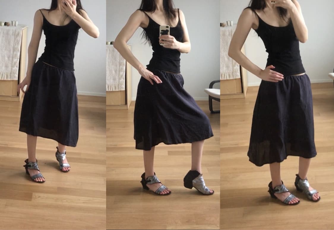 [직수입] 빈티지 레더 샌들 상품이미지1