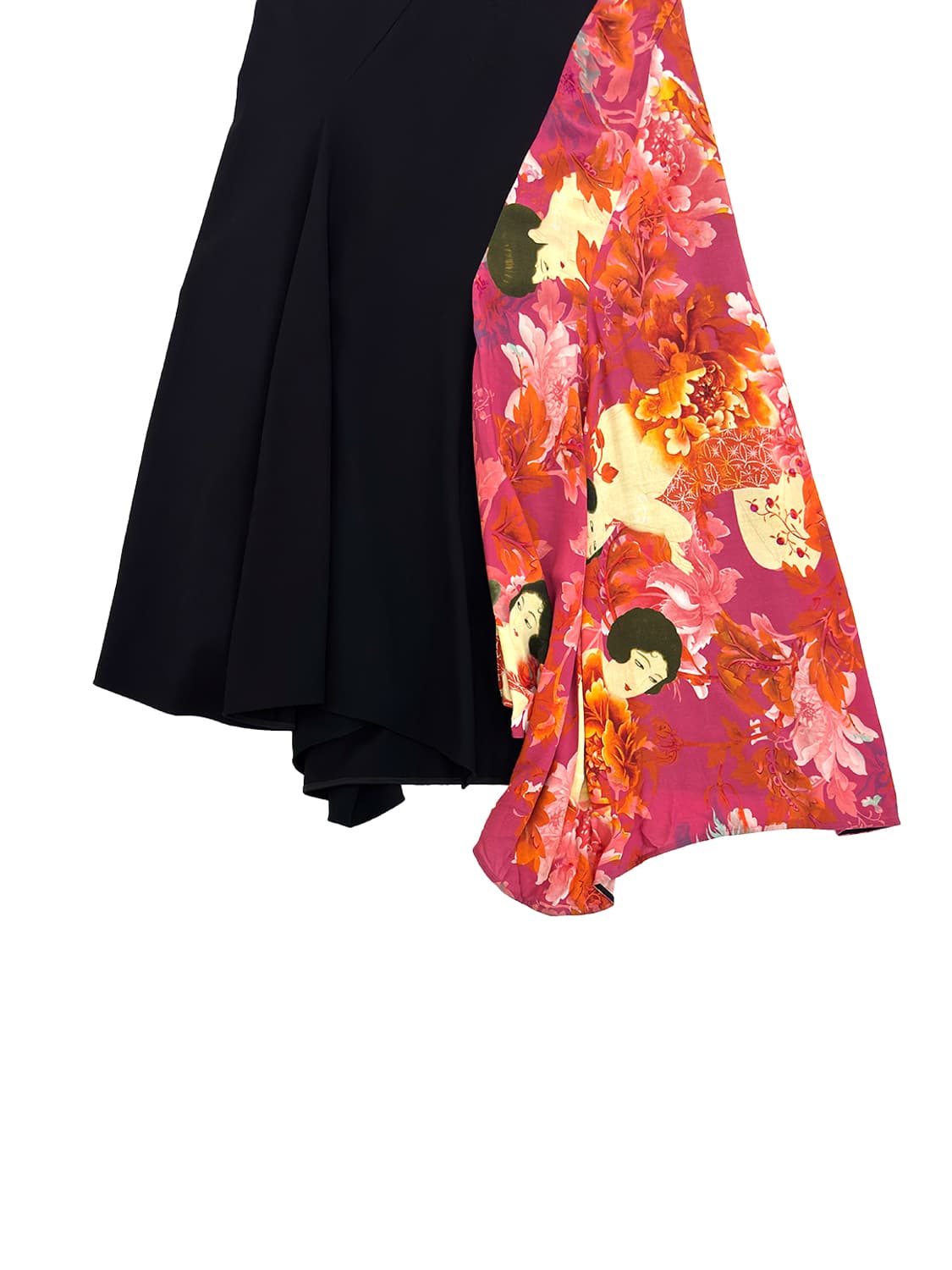 Y’s Asymmetrical Geisha Print Skirt 상품이미지4