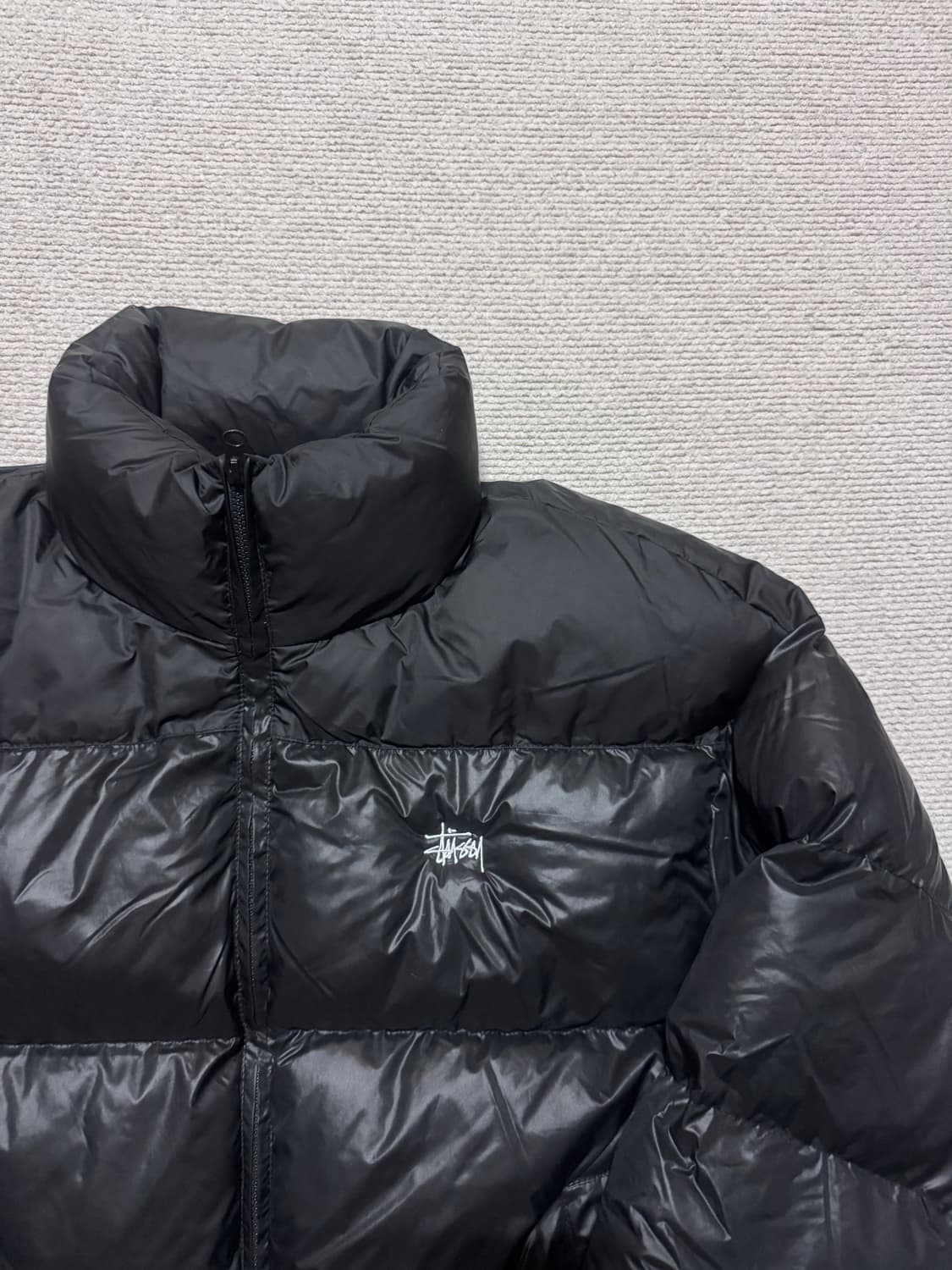 스투시 푸퍼 재킷 블랙 L 상품이미지2