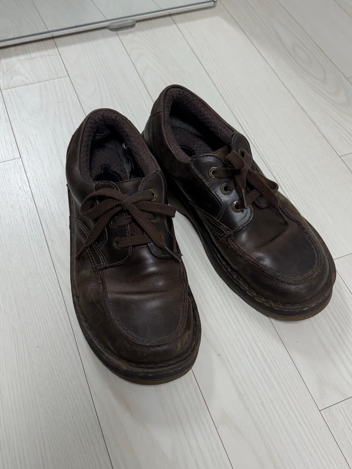90-00s 닥터마틴 유팁 청키슈즈 EU 43 브라운 상품이미지1