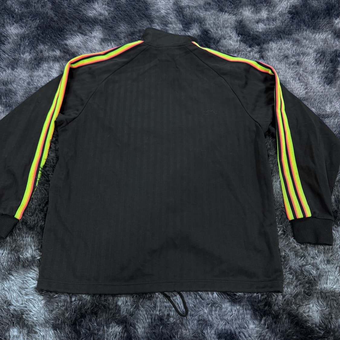 투티/0086 아디다스 블랙 삼선 유니크 트랙탑 져지 집업 상품이미지5