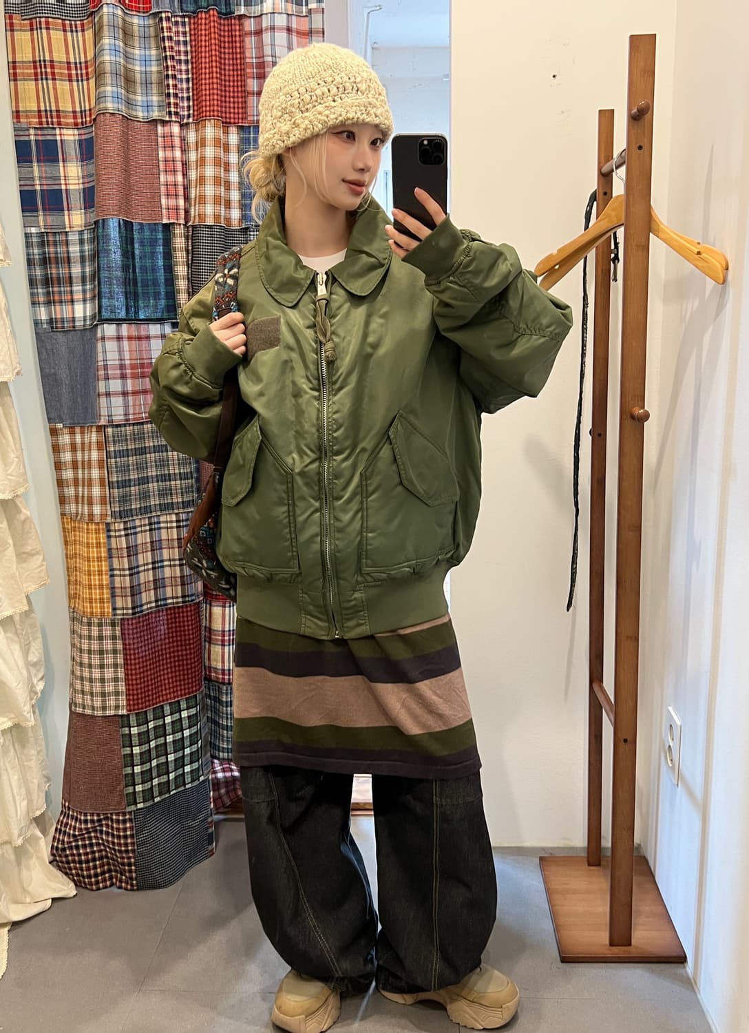 Levi’s 카키 공항점퍼 상품이미지1