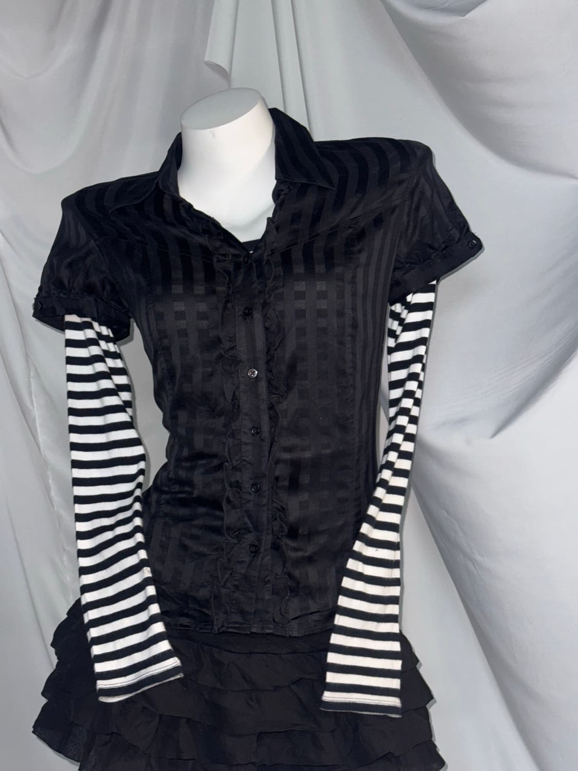 Liz Lisa 리즈리사 캐캐체 아무사복깔 하라주쿠 키치 펑크 코디세트  상품이미지5