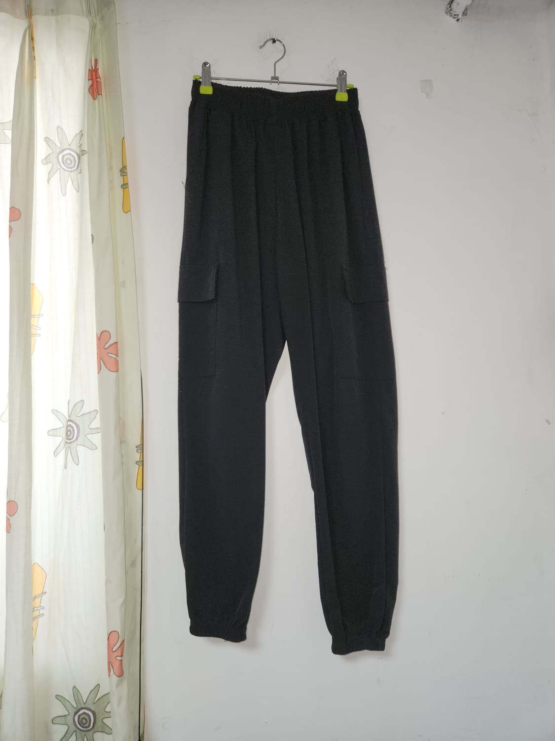 검정색 카고 조거 트레이닝 바지 F 상품이미지1