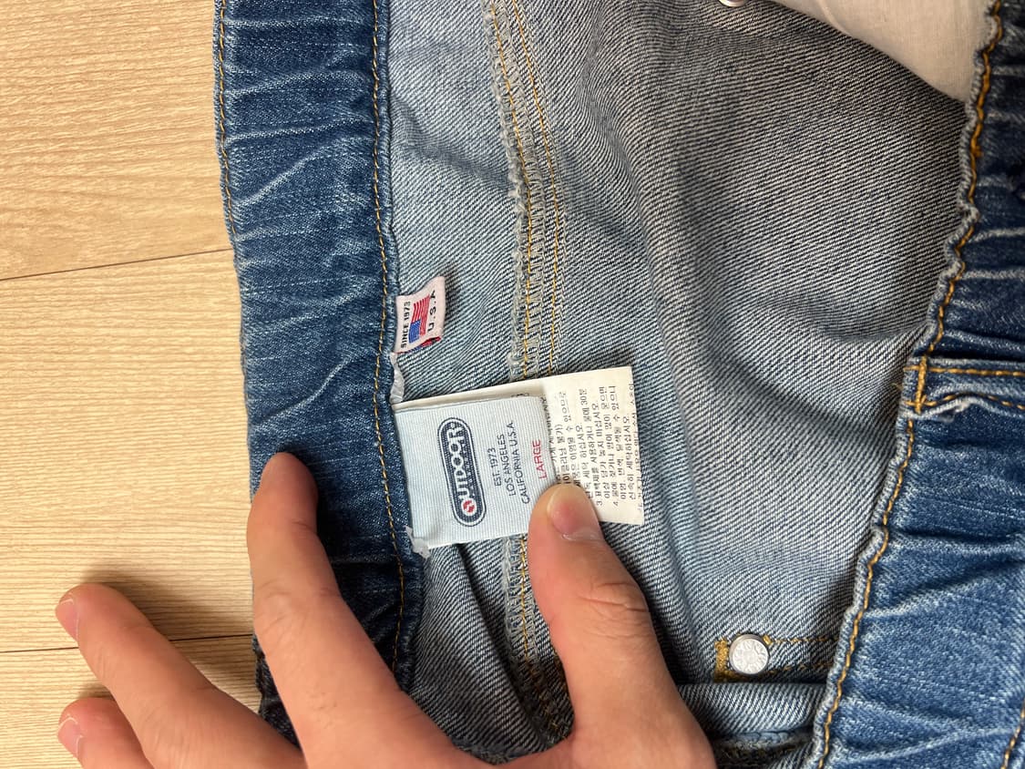 브랜드 OUTDOOR 청 버뮤다 더블니 L 상품이미지3