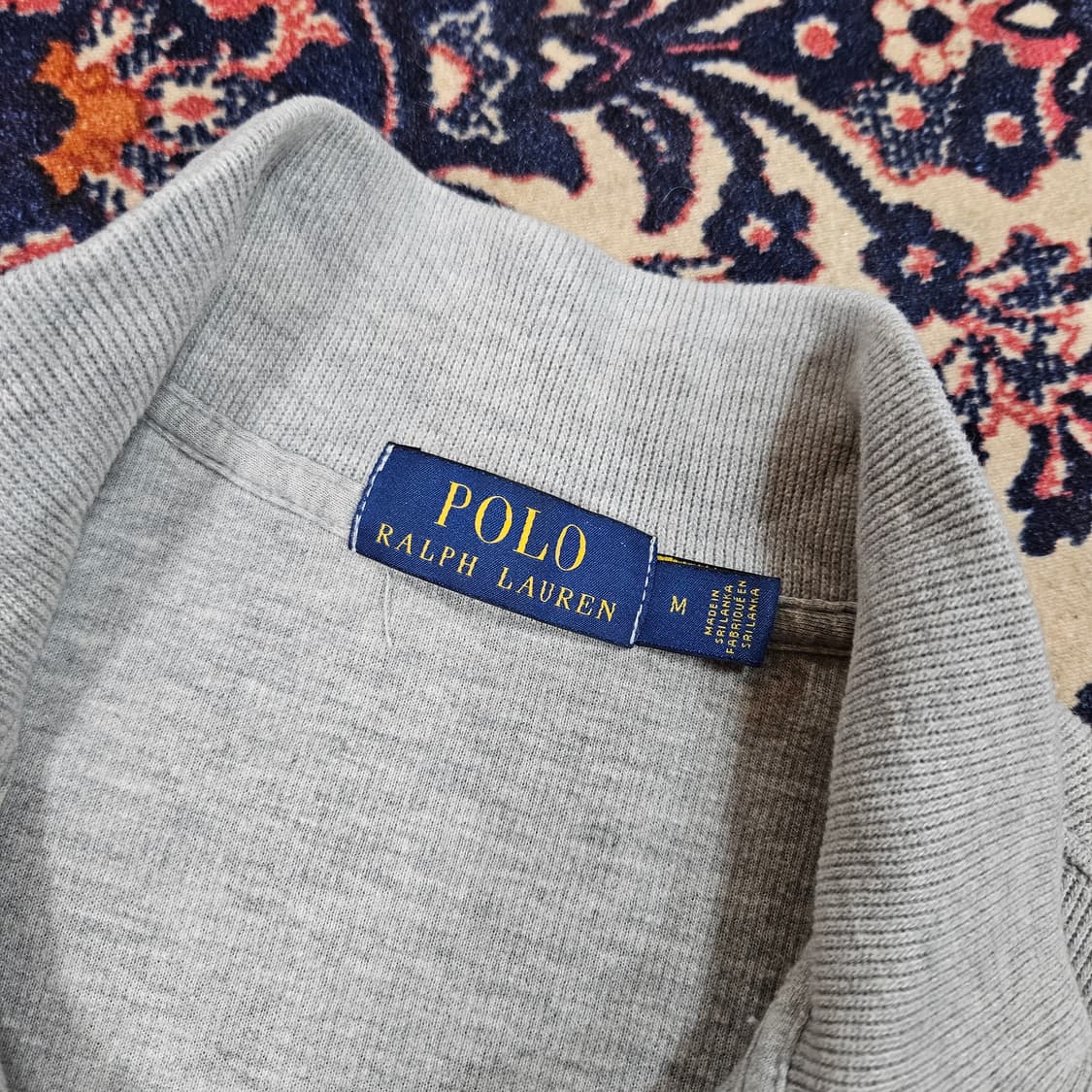 폴로랄프로렌 하프 반집업 니트 M size 상품이미지4