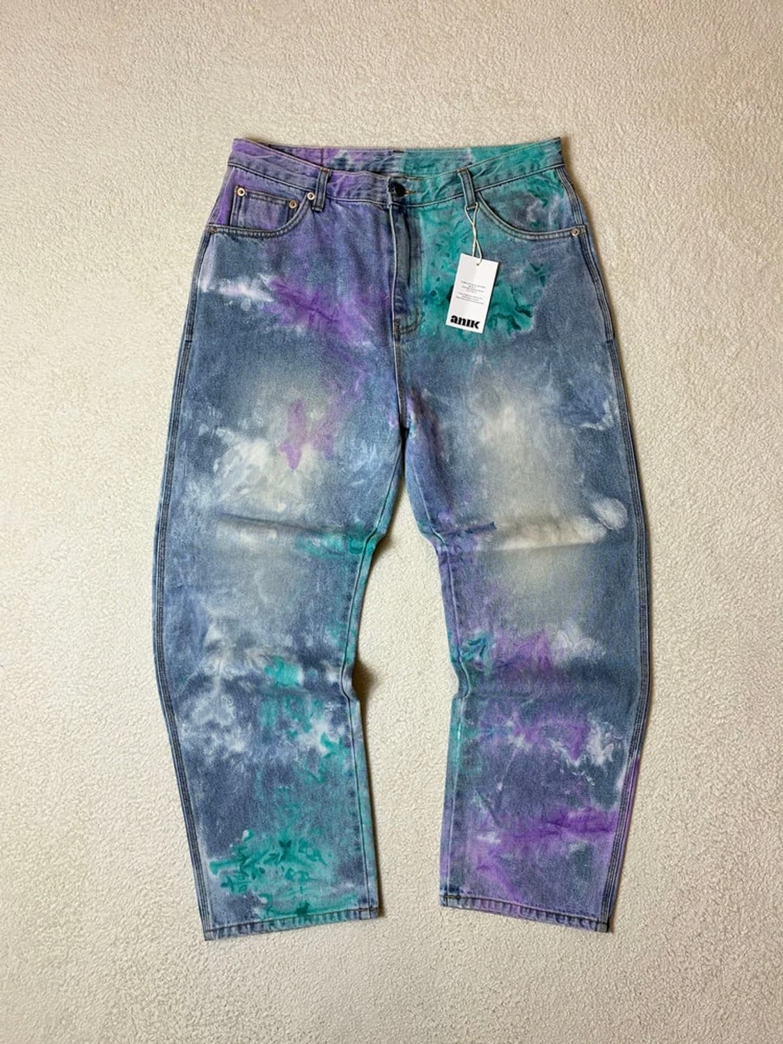 벌스데이수트 22ss 타이다이 데님 팬츠 PN6634 상품이미지1