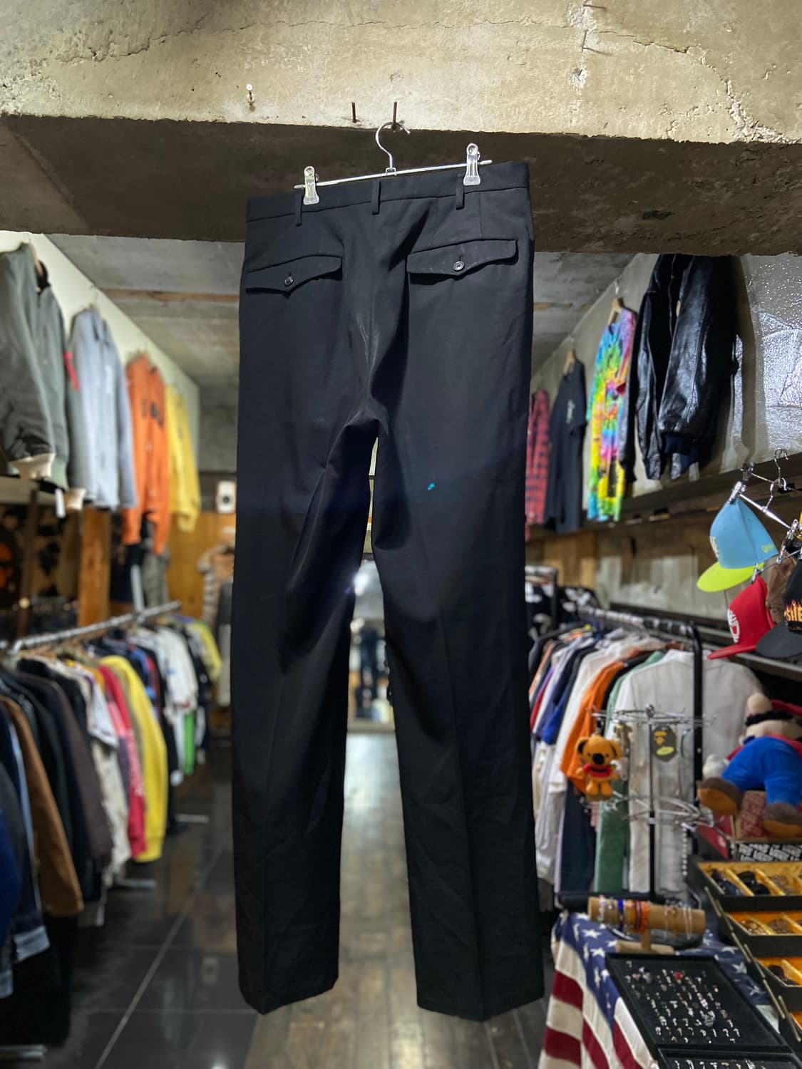 90s Y's for men 요지 야마모토 핀턱 포인트 슬랙스 상품이미지4