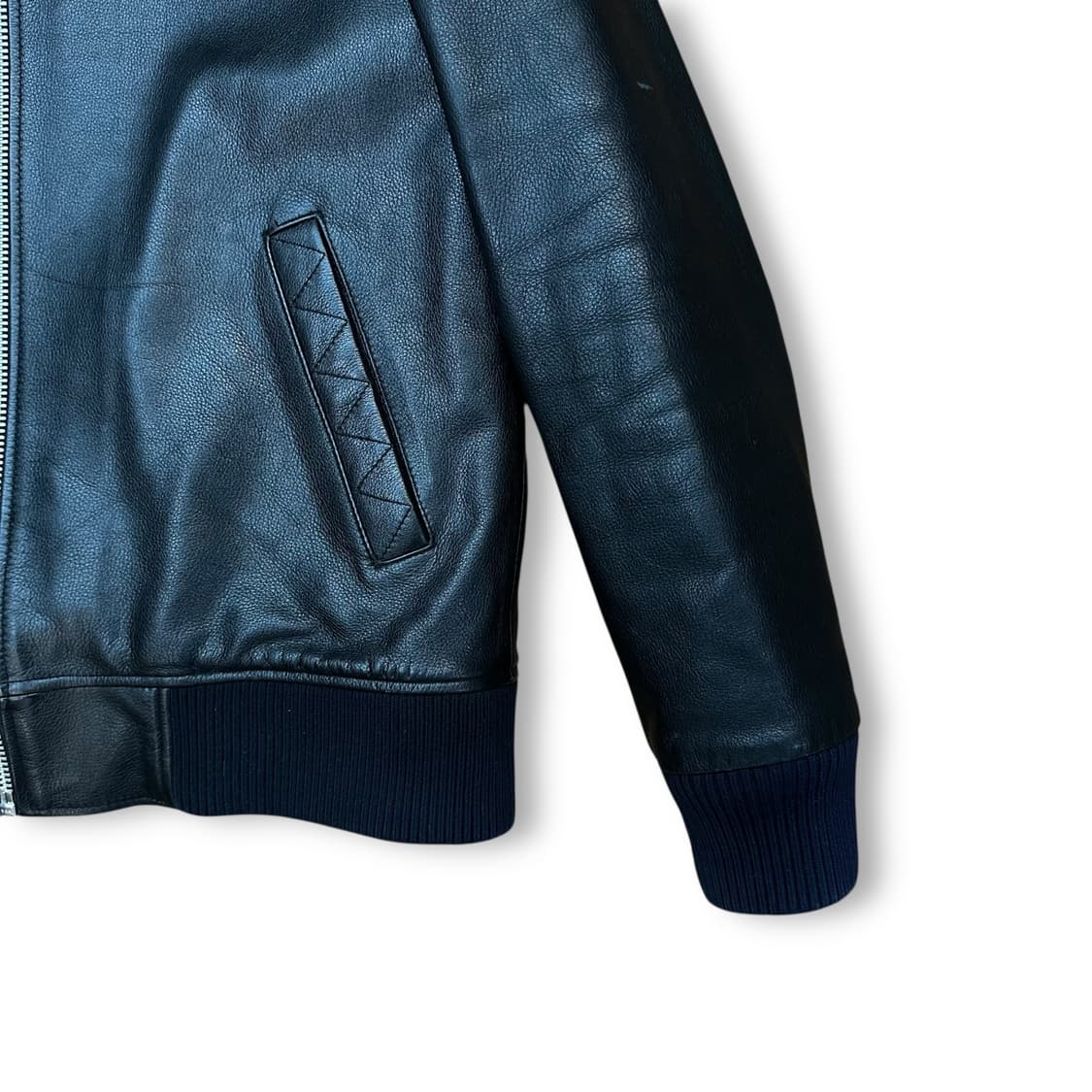 로커드 레더 블루종 자켓 상품이미지3