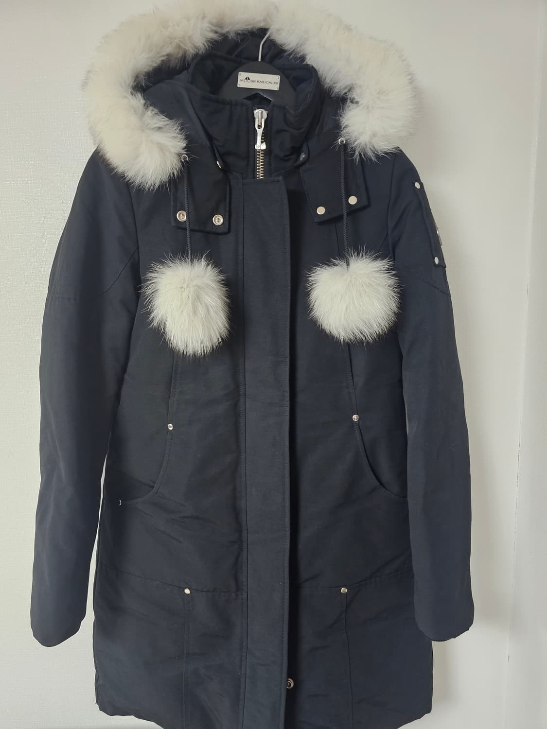 무스너클 22fw 여성 스틸링 화이트퍼(M/정품) 상품이미지1