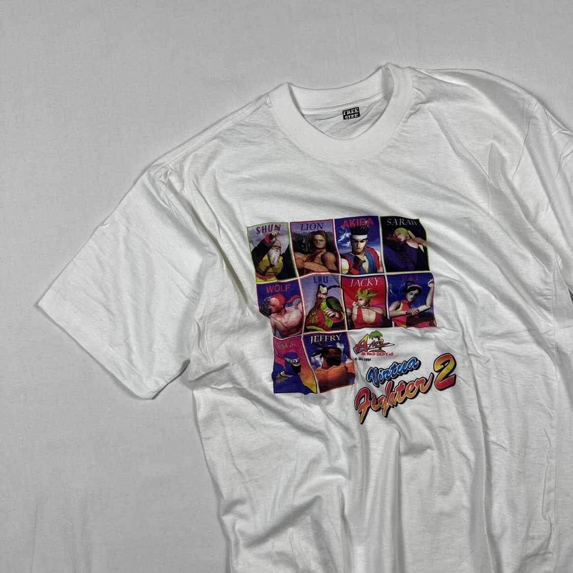 90’s 94년도 sega 버츄어파이터2 반팔티셔츠 상품이미지2