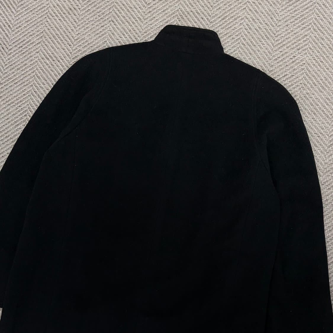 마듀슨 블랙 울 캐시미어 코트 v1067 상품이미지4