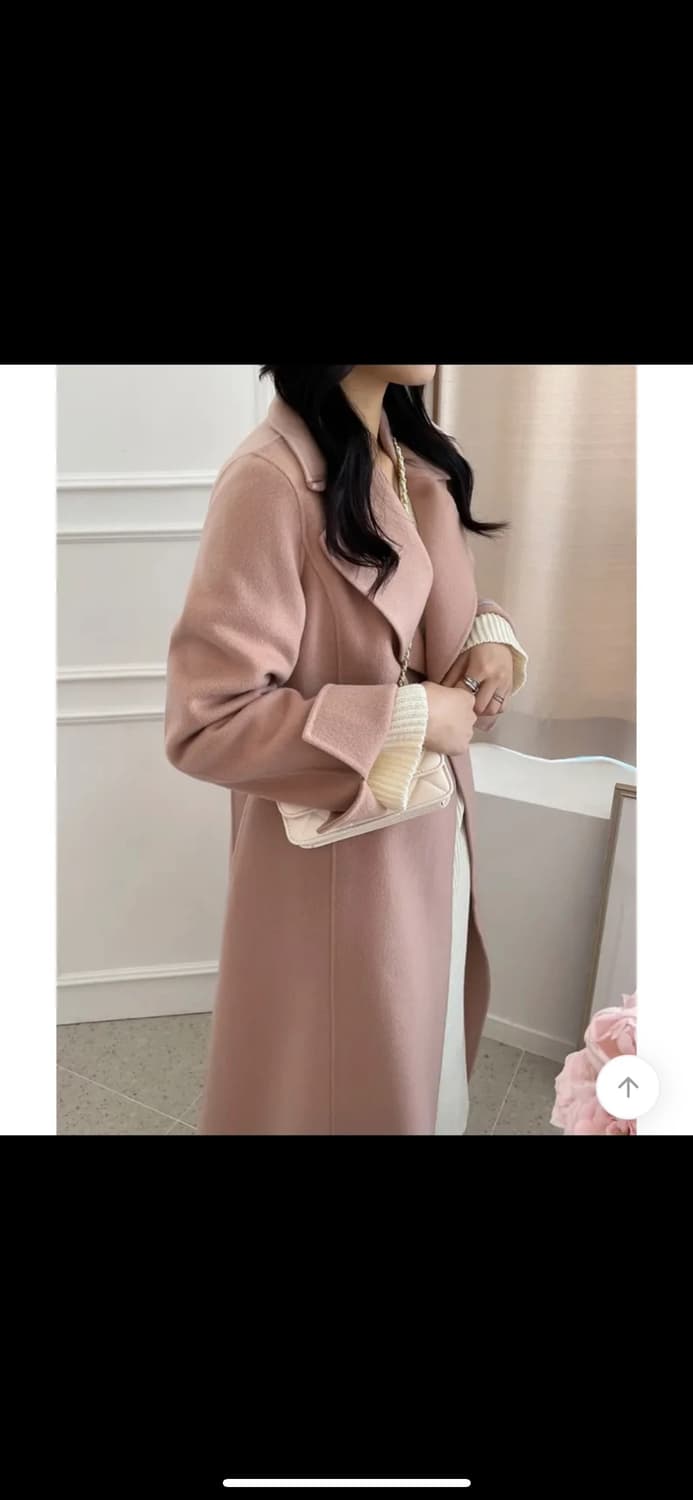 러빈 플레어 핸드메이드 울 100% 롱 코트 (새상품) 상품이미지5