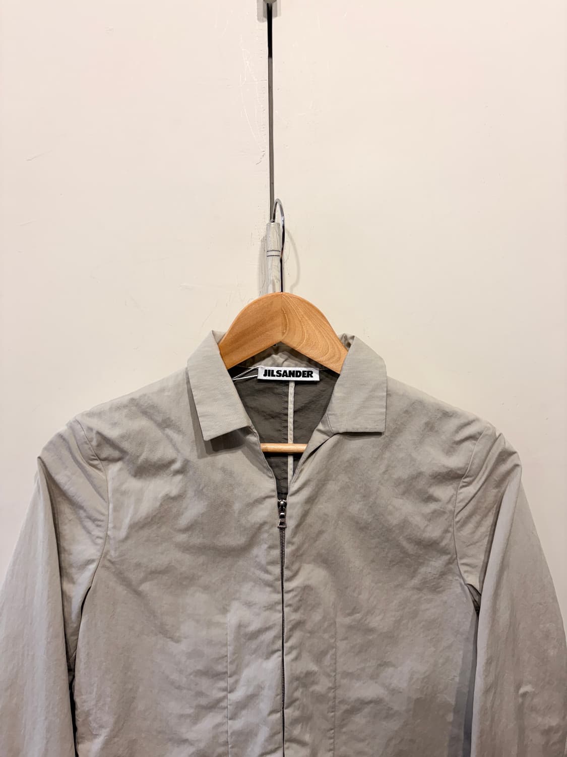 질샌더 라이트 그레이 집업 자켓 상품이미지3