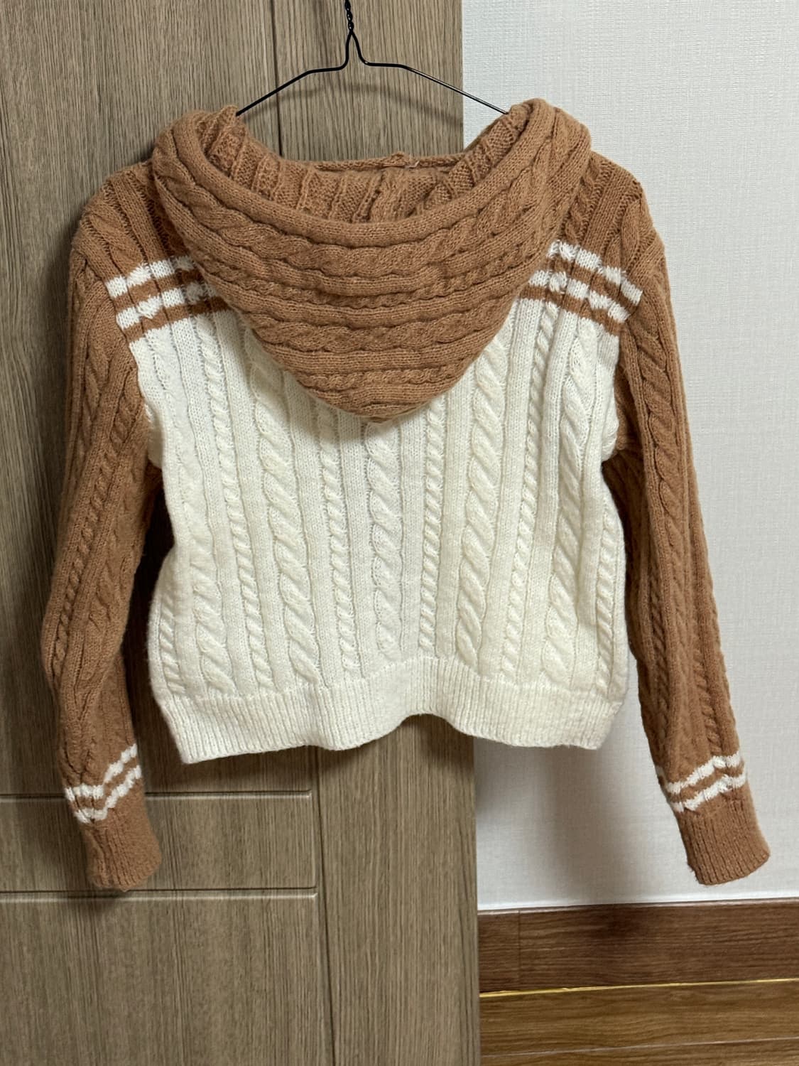 라코스테 케이블 니트 후드 집업 FR 38 상품이미지3