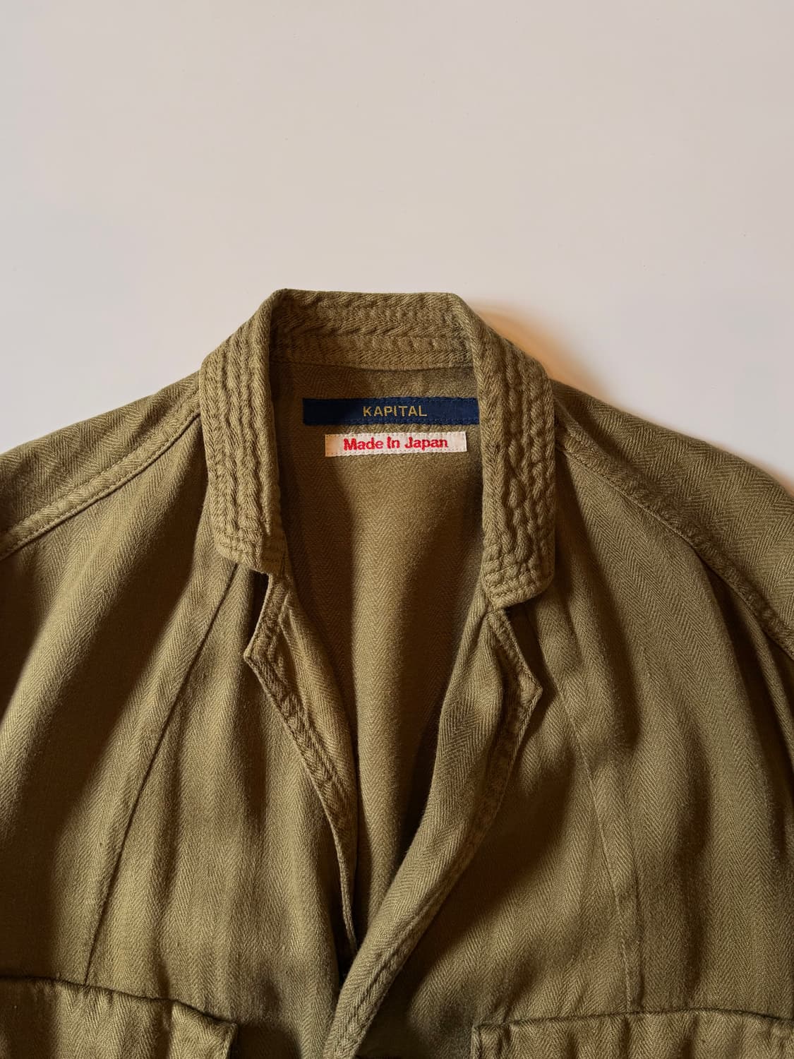 OLD KAPITAL HERRINGBONE HUNTING JACKET 상품이미지3