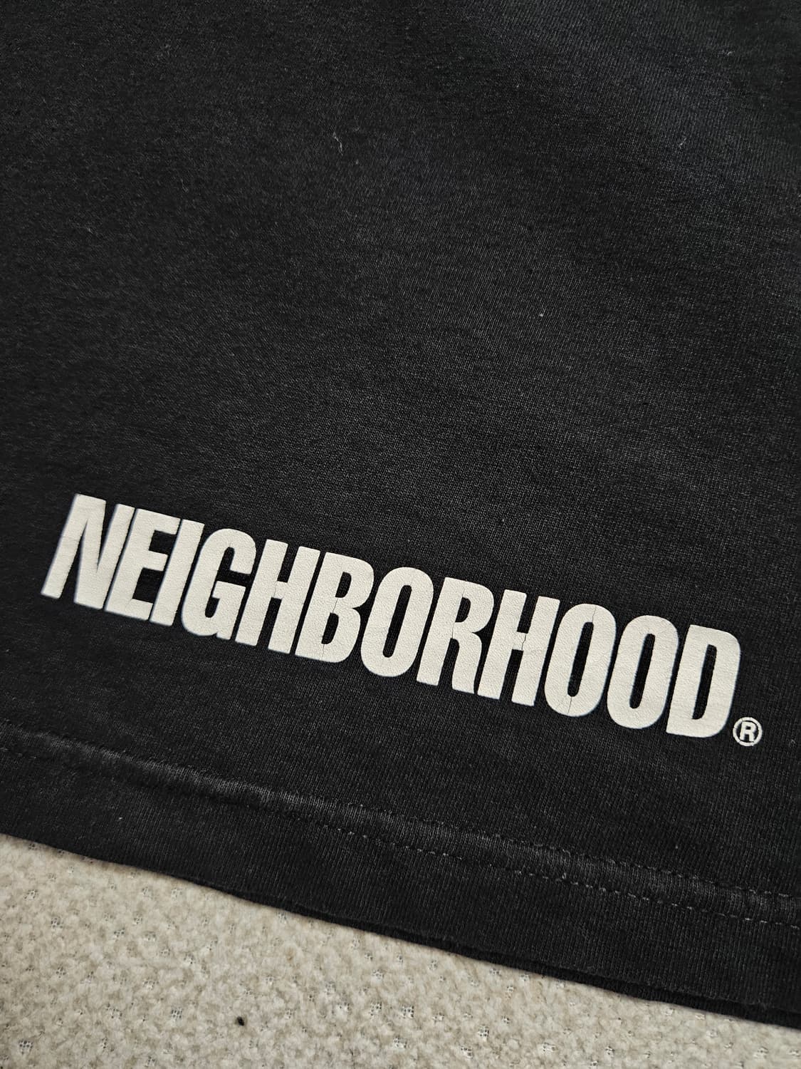 안티소셜클럽 네이비후드 반팔티 상품이미지3