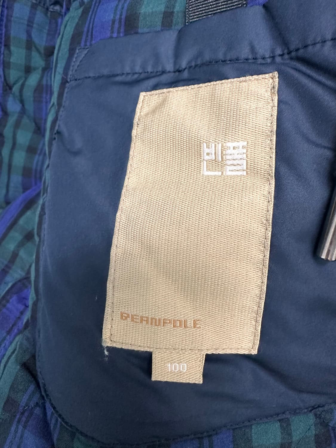 (100)빈폴 21SS 퀼팅 자켓 네이비 상품이미지6