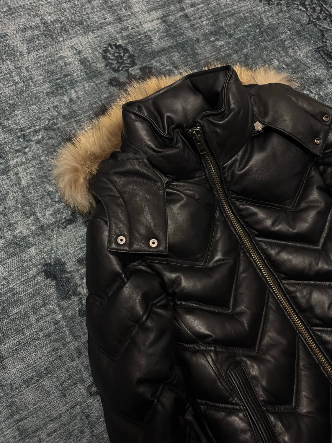 Jackrose 00s archive fur leather down ja 상품이미지3